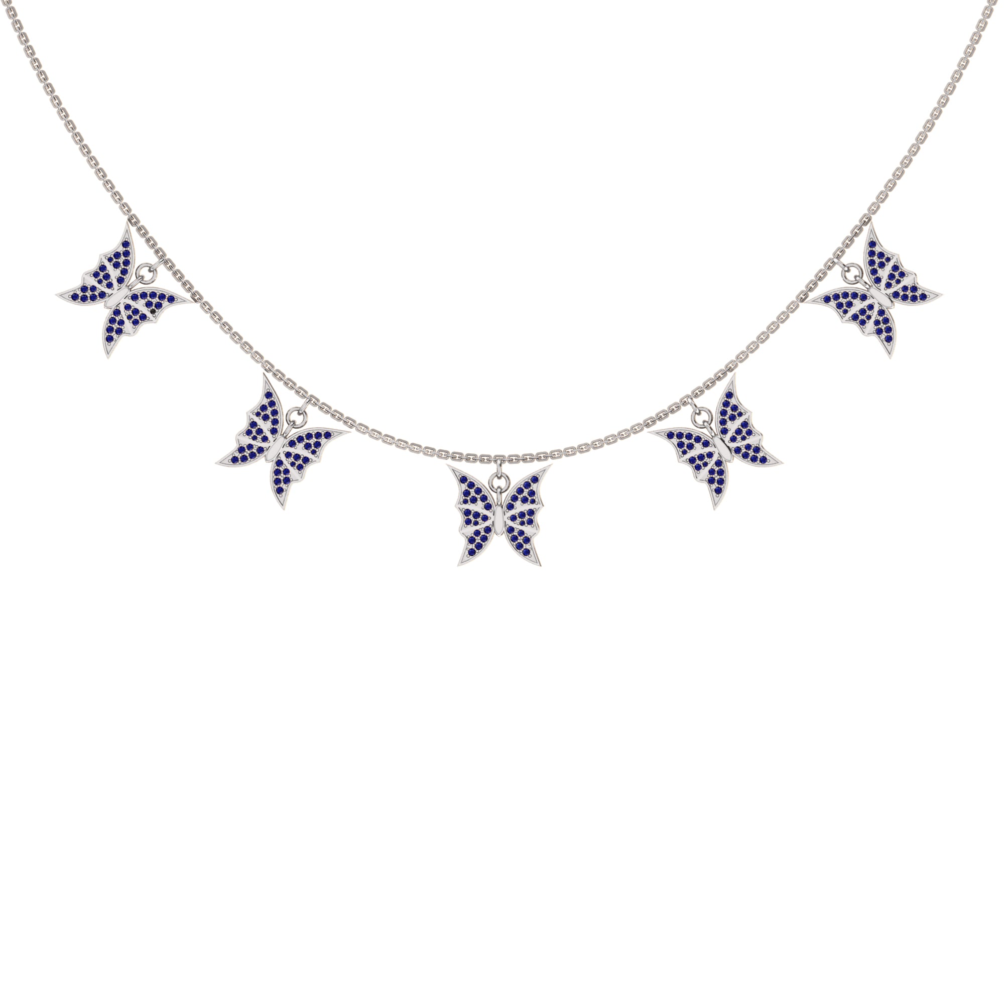 RKC 1.1 CT Moissanite Charming Necklace 925 Silver 14k Yellow gold Plated Product Weight 7.50 GM Height 14.50 MM