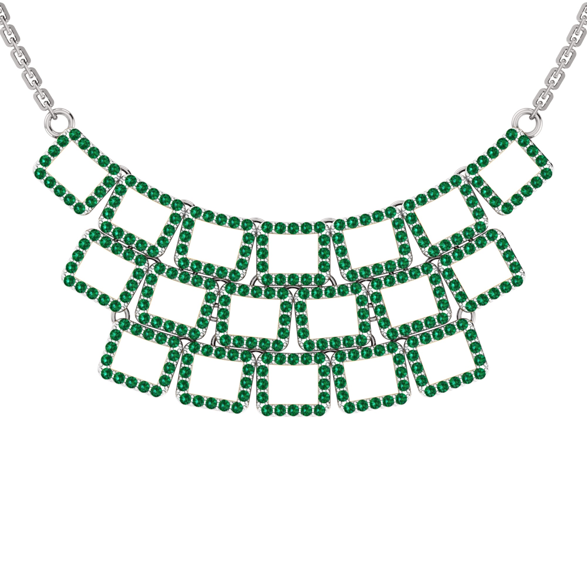 RKC 2.6 CT Moissanite Choker Necklace 925 Silver 14k Yellow gold Plated Product Weight 8.00 GM Height 20.00 MM