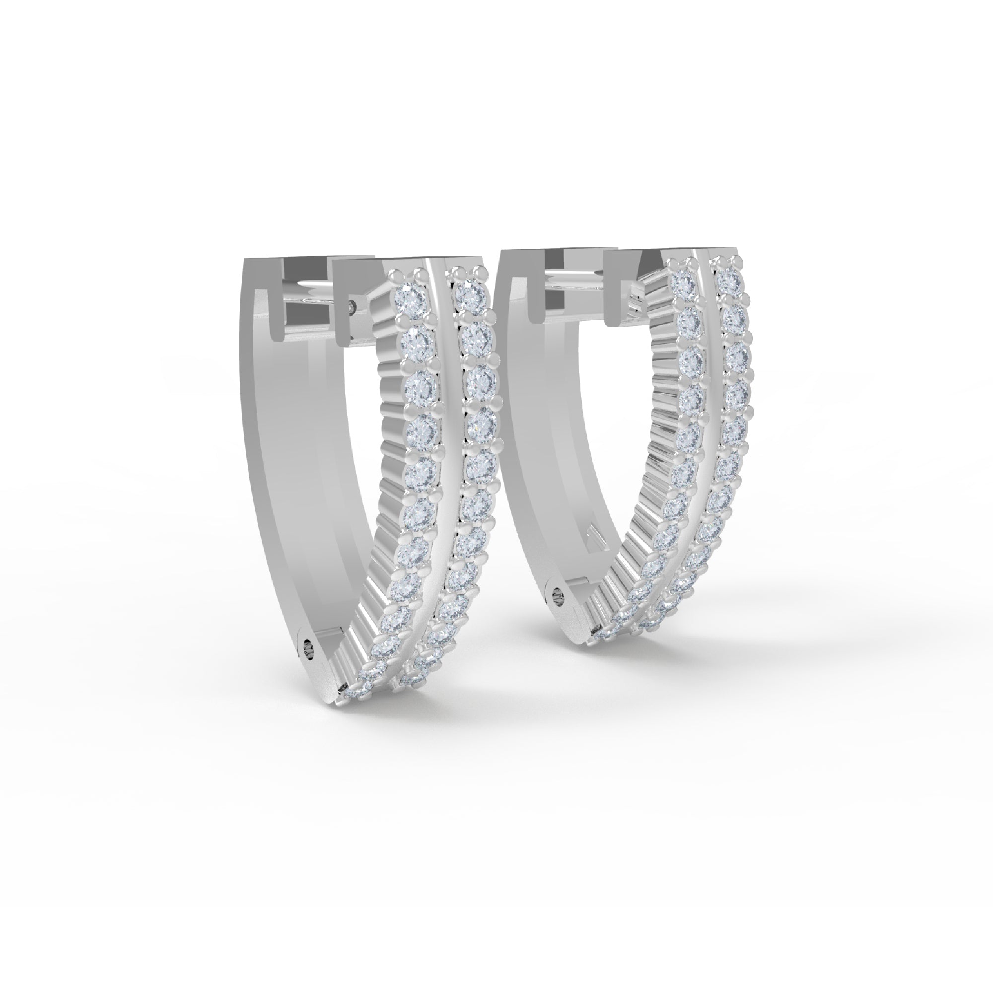 RKC 925 スターリングシルバー クリップオン フープ レディース イヤリング 14K イエロー 製品重量 4.00 GM 高さ 15.50 MM