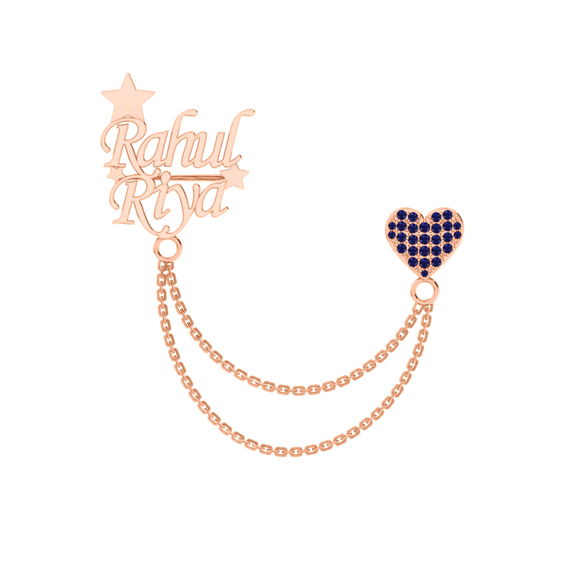 RKC 모이사나이트 925 스털링 실버 브로치 14K 옐로우 골드 도금 제품 중량 4.20GM 높이 26.85MM