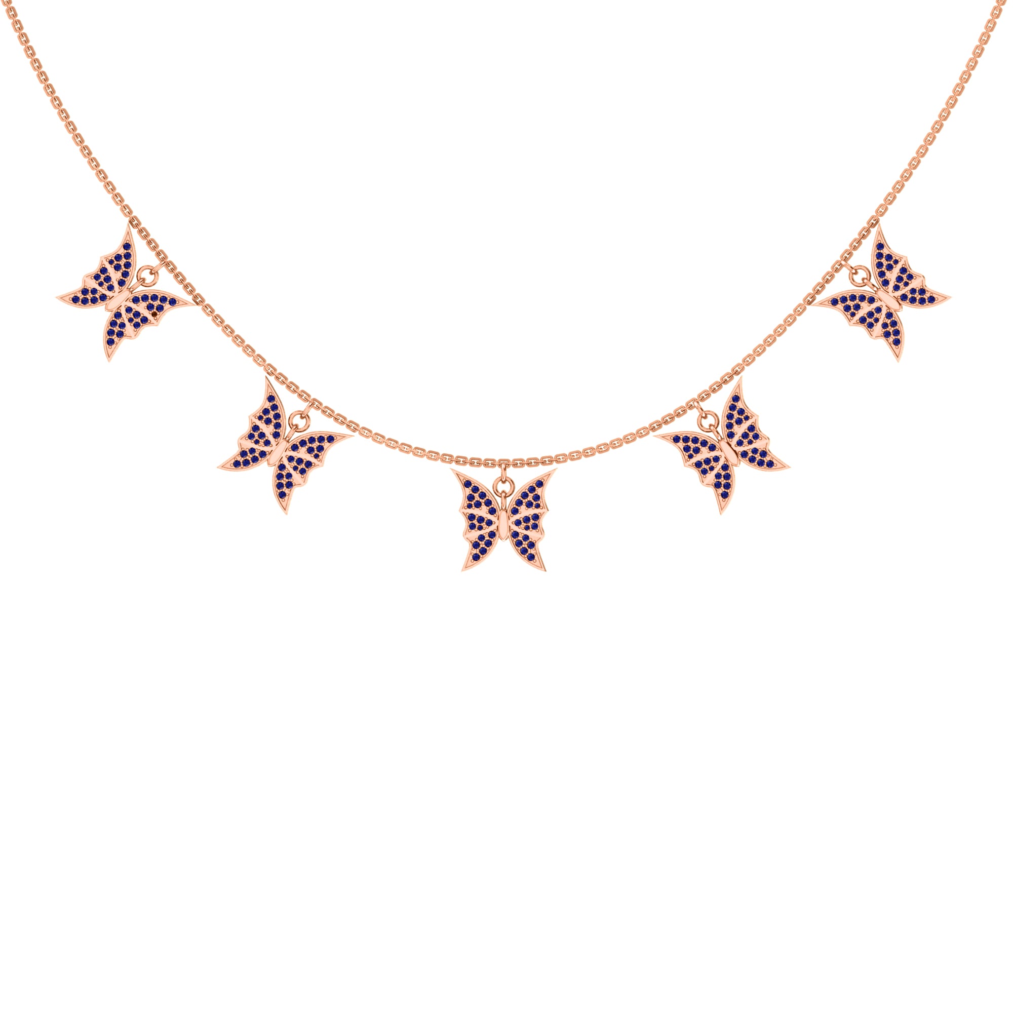 RKC 1.1 CT Moissanite Charming Necklace 925 Silver 14k Yellow gold Plated Product Weight 7.50 GM Height 14.50 MM