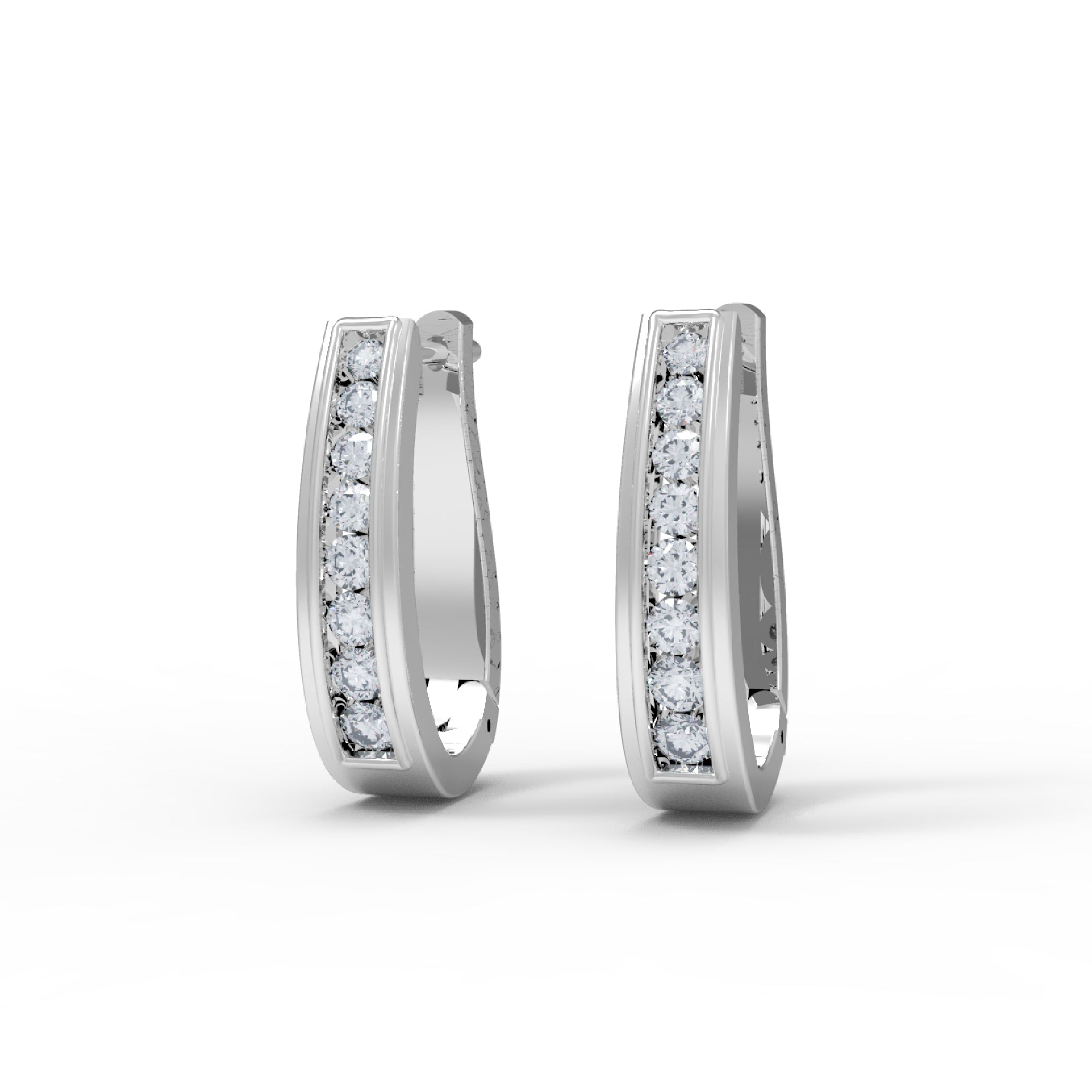 RKC 925 Sterling Silver Daily Wear Women Earring 14k Rose Over Product Wt 5.80 GM Height 20.00 MM