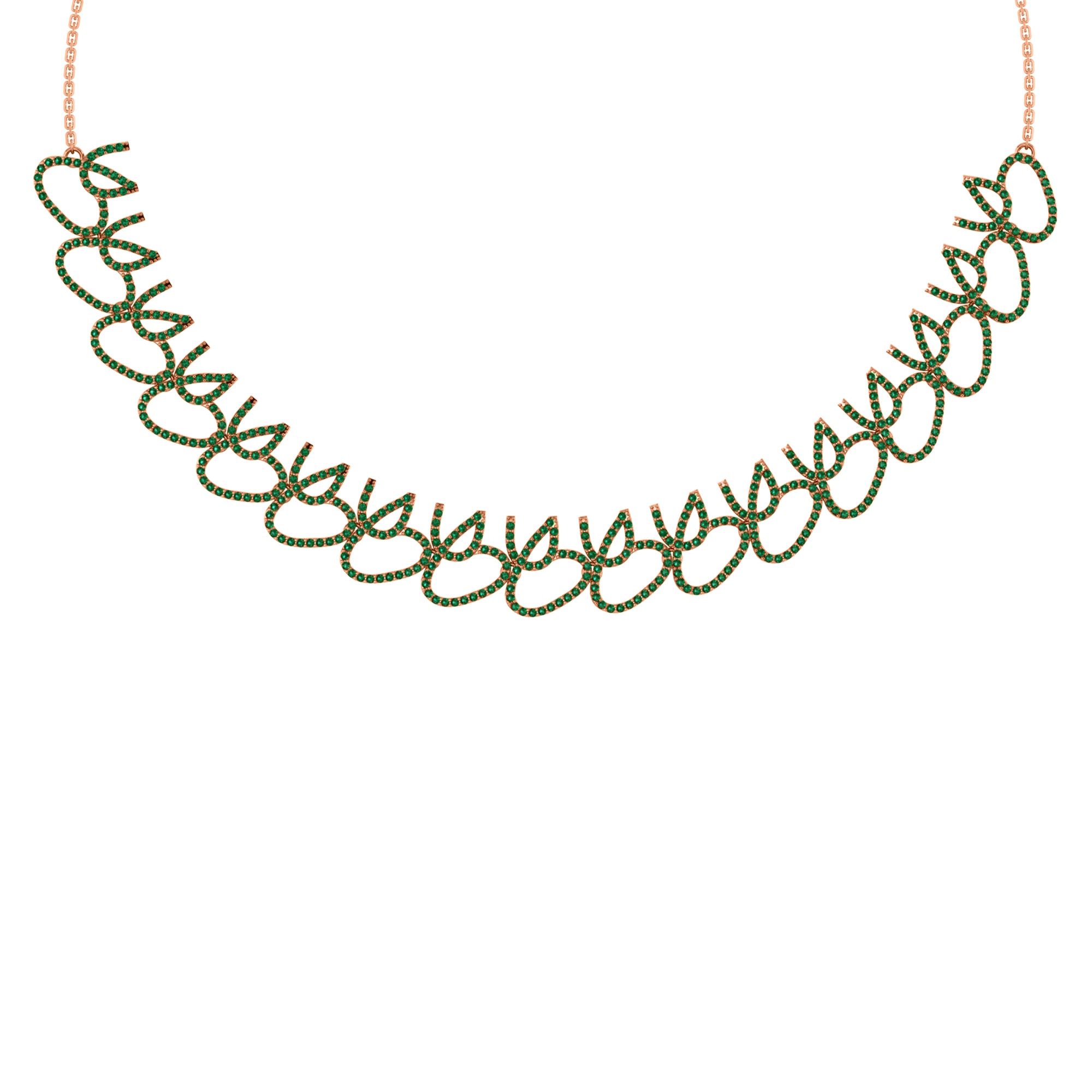 RKC 5.8 CT Moissanite Charming Necklace 925 Silver 14k Yellow gold Plated Product Weight 18.00 GM Height 15.00 MM