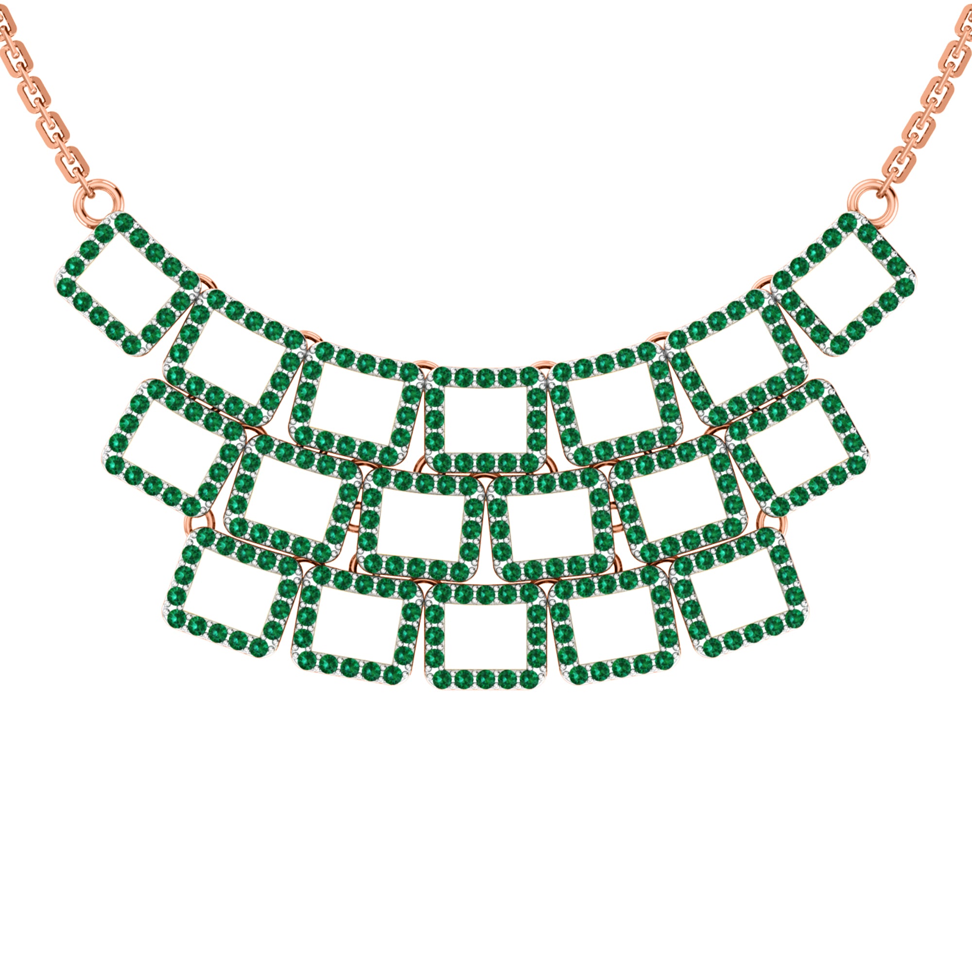 RKC 2.6 CT Moissanite Choker Necklace 925 Silver 14k Yellow gold Plated Product Weight 8.00 GM Height 20.00 MM