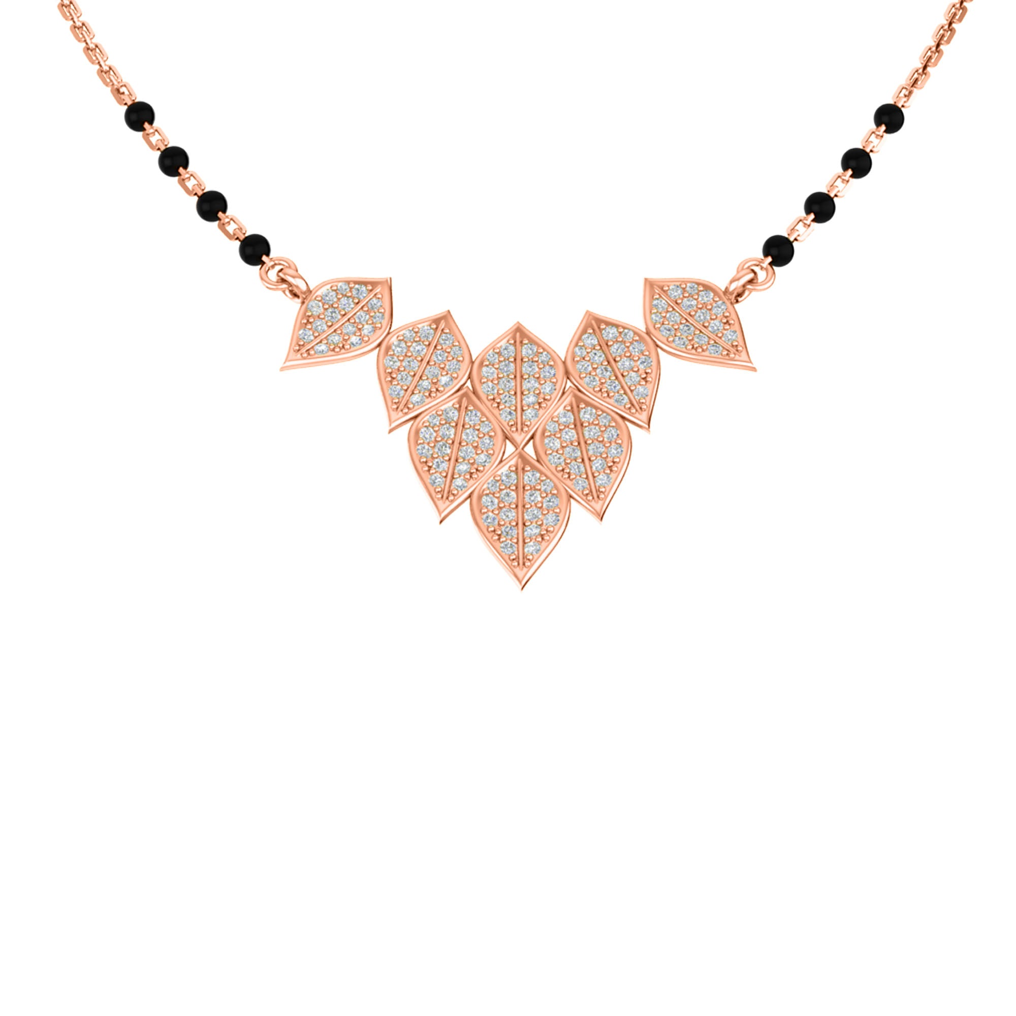 RKC 0.6Ct Moissanite Women Mangalsutra 925 Silver 14k Yellow gold Plated Product Weight 4.50gm Height 21.00mm