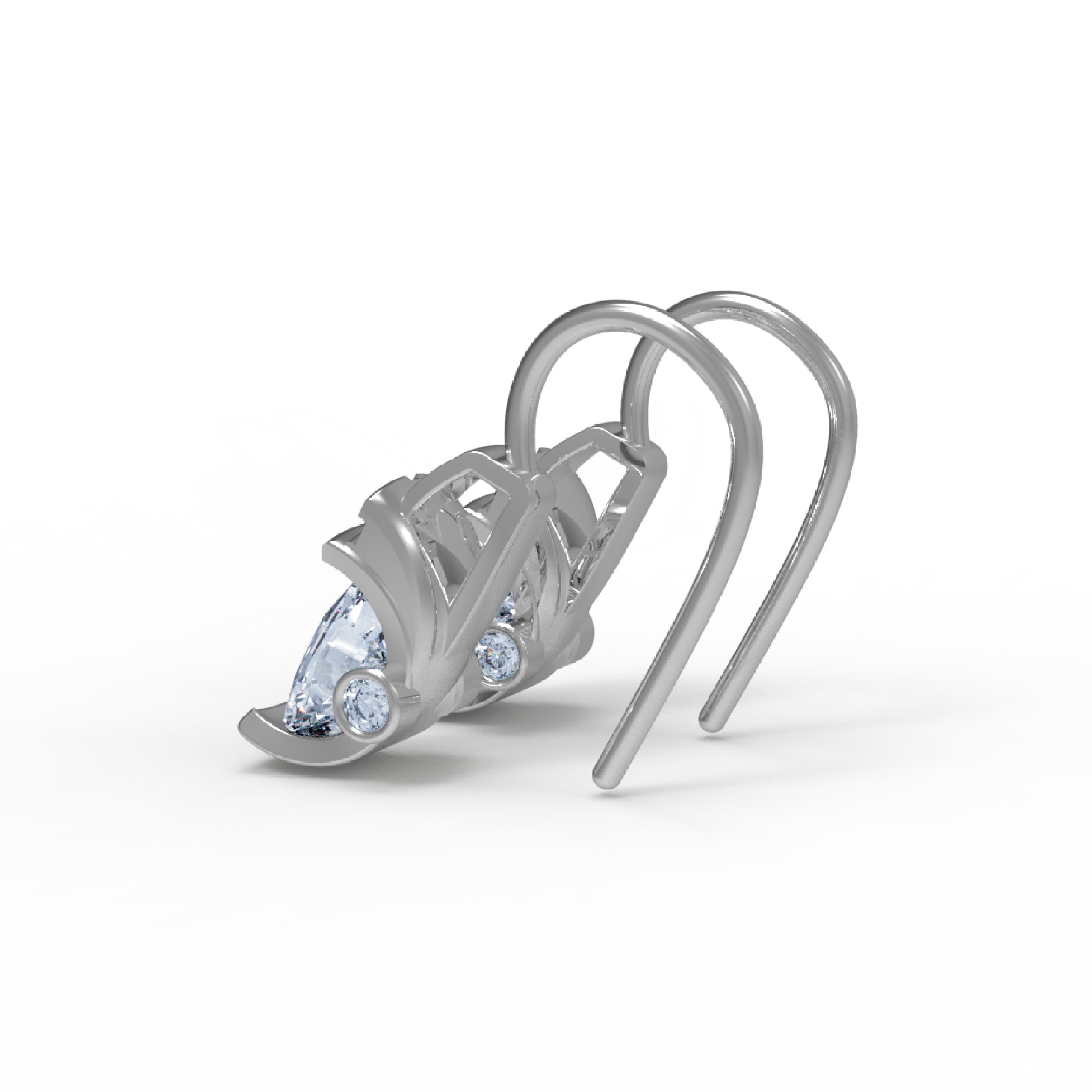 RKC 925 স্টার্লিং সিলভার হুপ মহিলাদের কানের দুল 14k হলুদ ওভার পণ্য Wt 4.20 GM উচ্চতা 22.00 MM