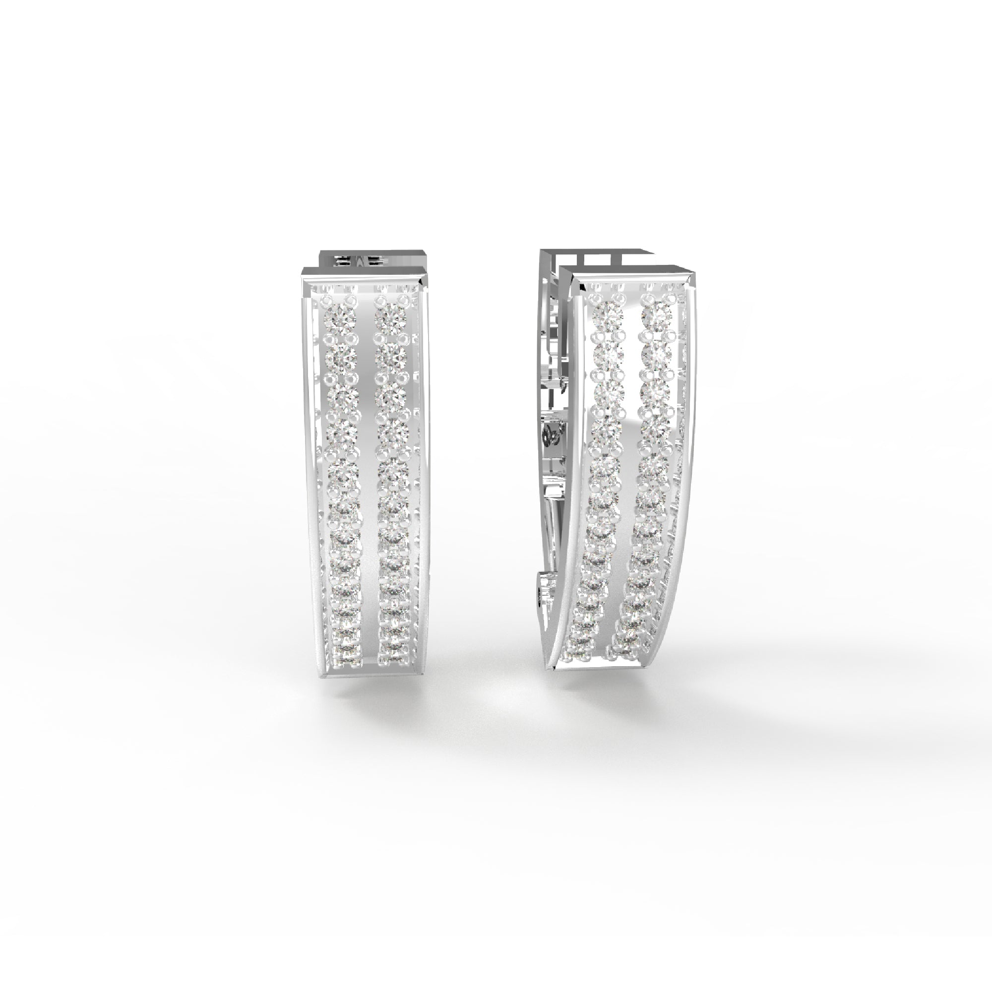 RKC 925 Sterling Silver Clip-on Hoop Women Earring 14k Yellow Over Product Weight 4.00 GM Height 15.50 MM