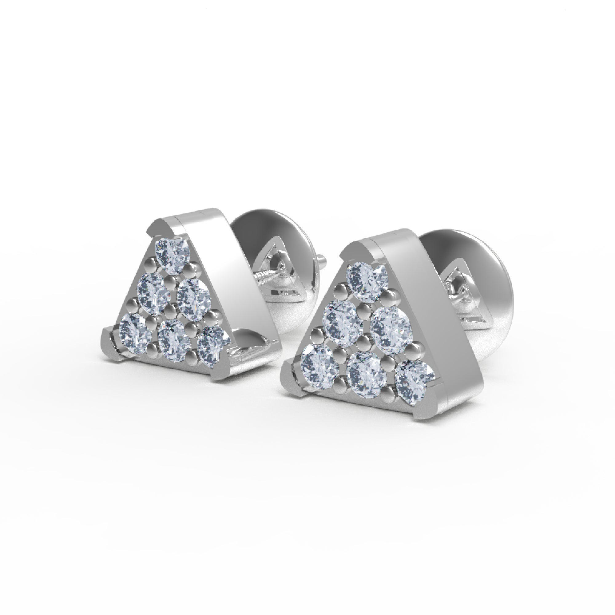 حلق نسائي صغير من الفضة الإسترليني RKC عيار 925 عيار 14 أصفر أكثر من 2.30 جرام ارتفاع 6.20 ملم