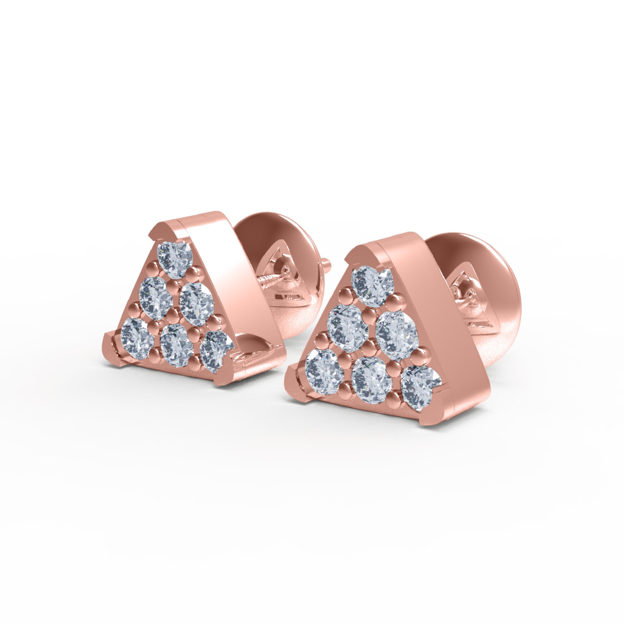 حلق نسائي صغير من الفضة الإسترليني RKC عيار 925 عيار 14 أصفر أكثر من 2.30 جرام ارتفاع 6.20 ملم