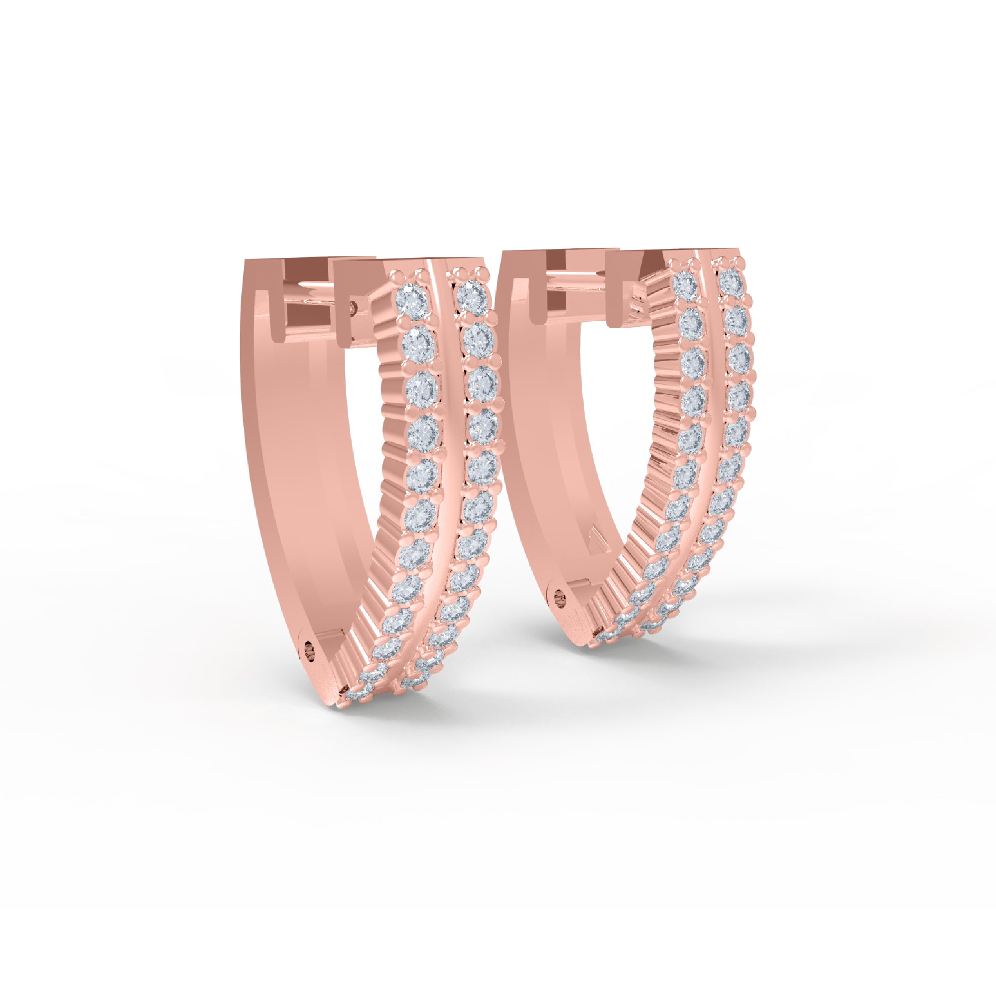 RKC 925 スターリングシルバー クリップオン フープ レディース イヤリング 14K イエロー 製品重量 4.00 GM 高さ 15.50 MM