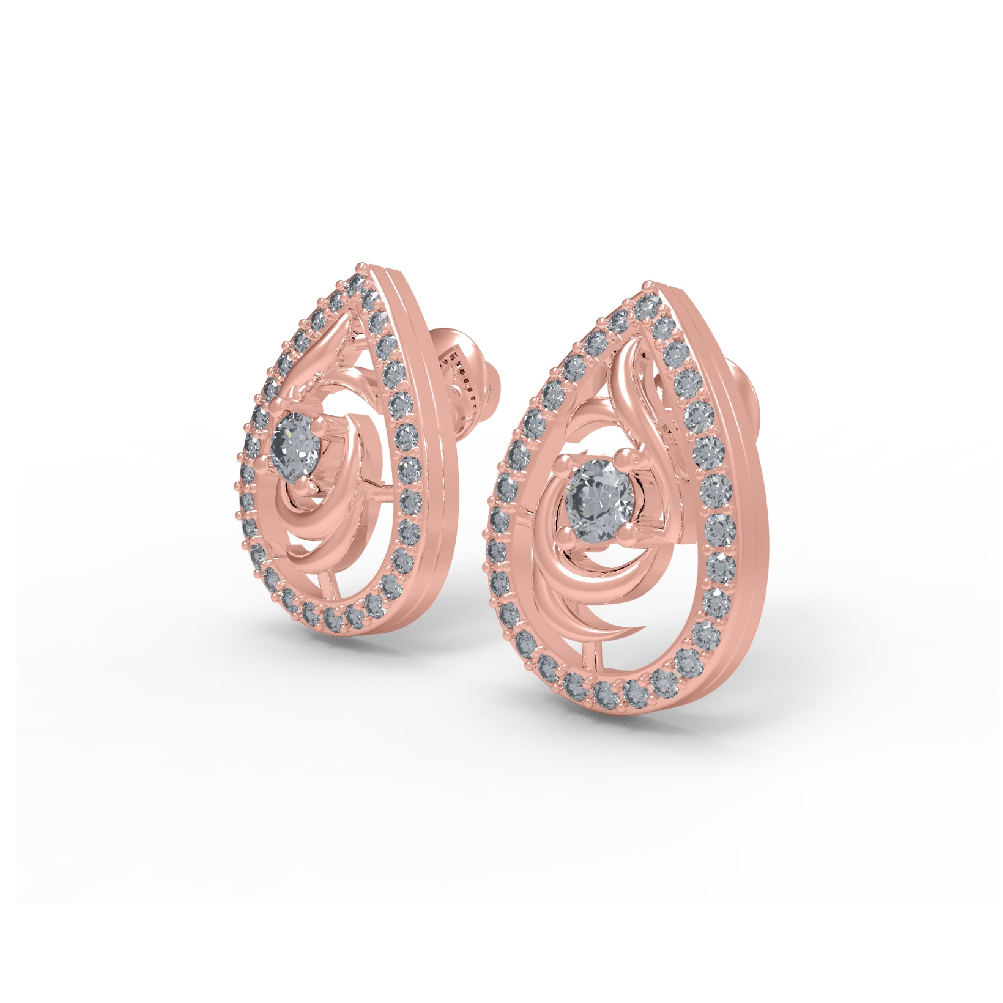 RKC 925 стерлингового срэбра Жаночыя жаночыя завушніцы грушападобнай формы 14 карат Жоўты над прадуктам Вага 2,60 GM Вышыня каменя 12,80 мм