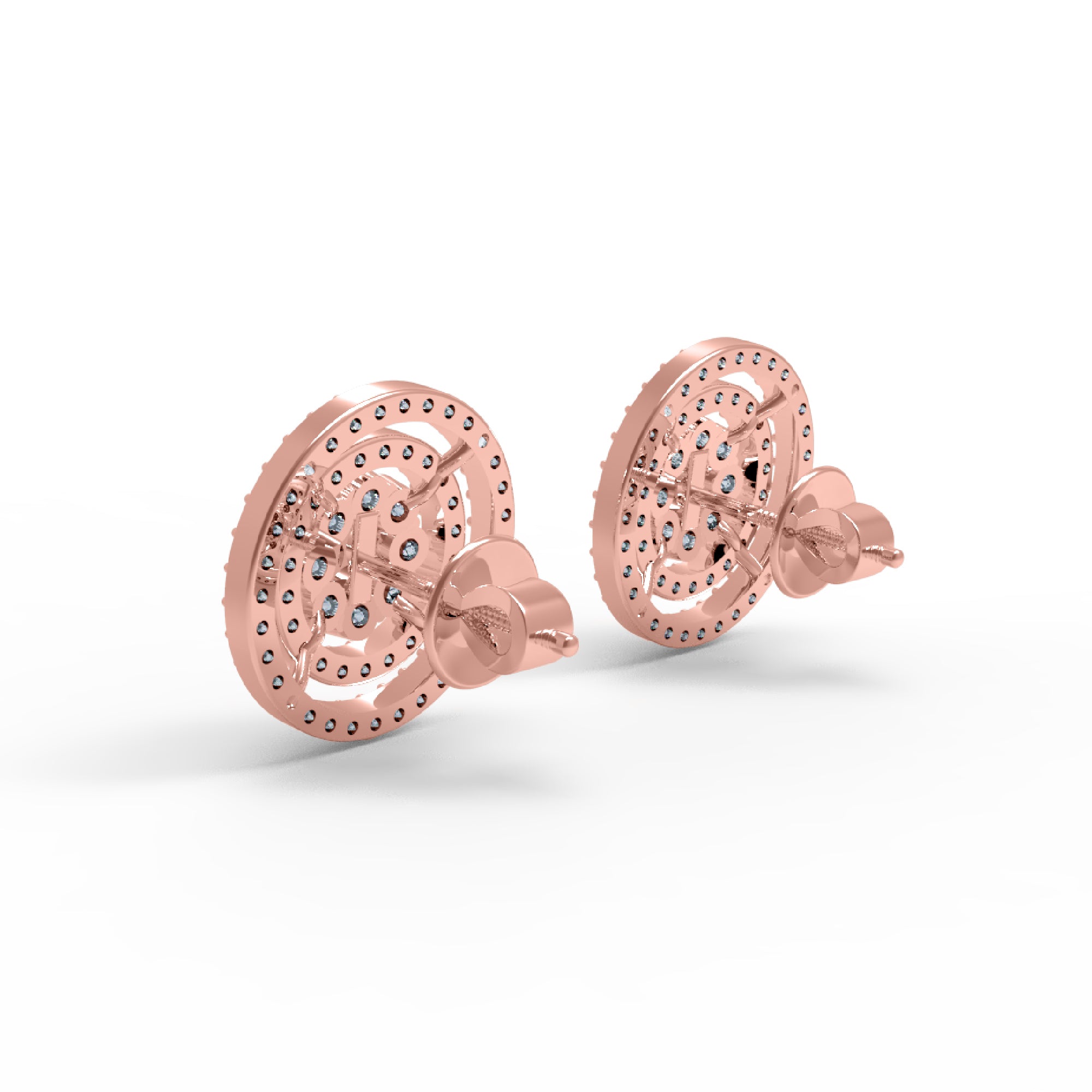 RKC 925 Sterling Silver Daily Wear Women Earring 14k Yellow Over Product Wt 3.70 GM Height 13.50 MM