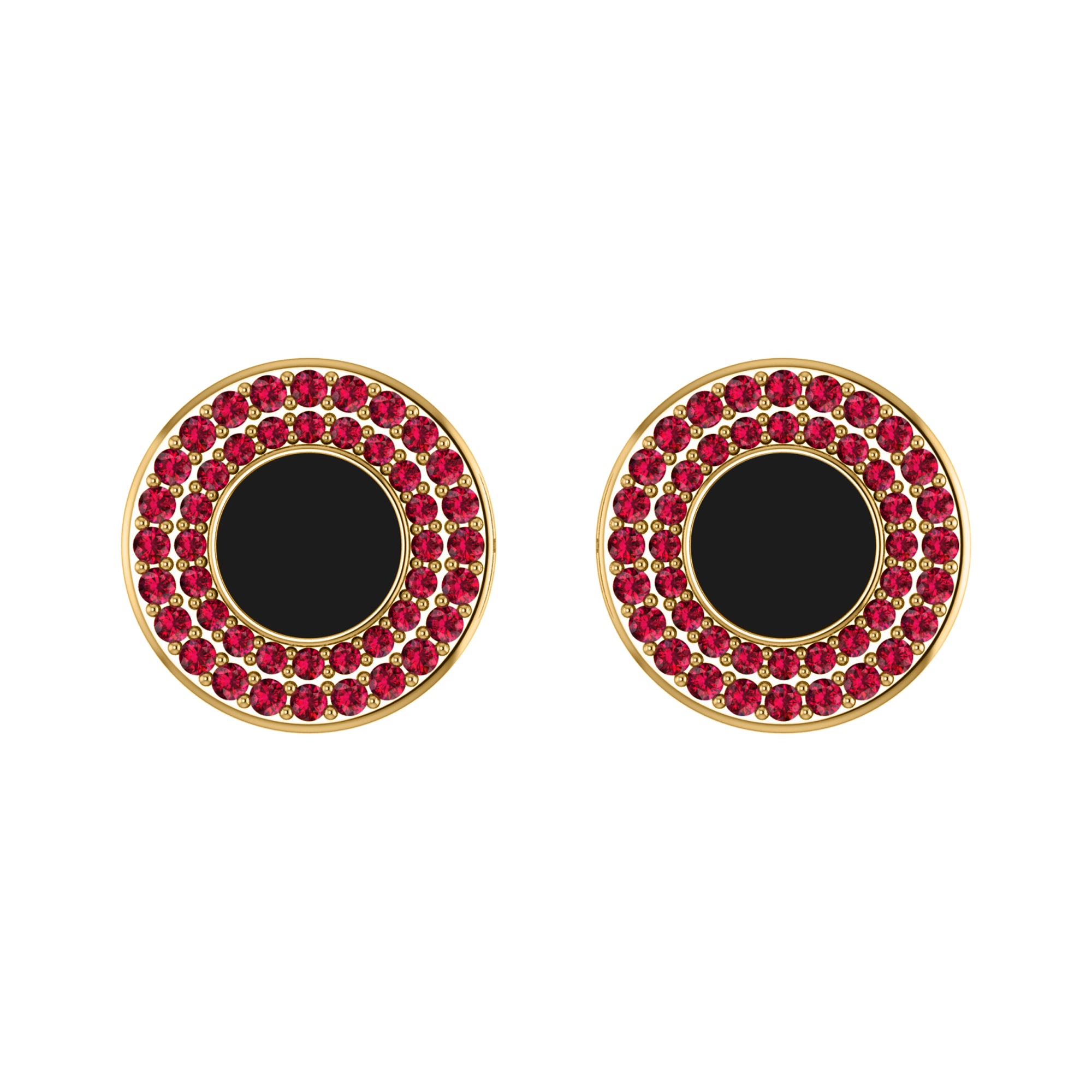 RKC モアッサナイト 925 スターリング シルバー カフリンクス 14K イエロー ゴールド メッキ製品 重量 4.80 gm