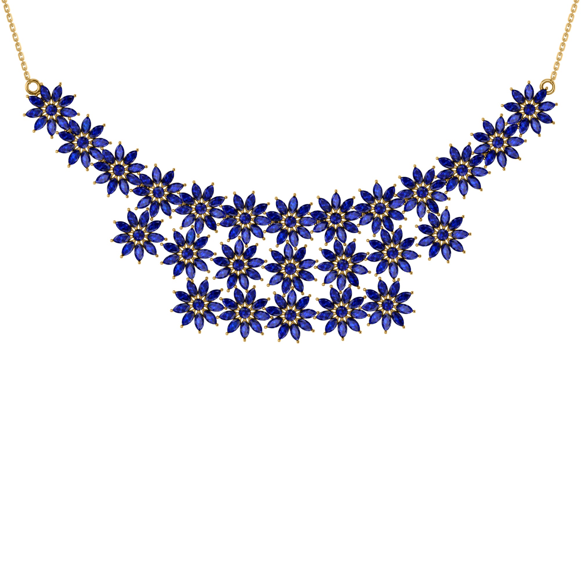 RKC 24.00 CT Moissanite Charming Necklace 925 Silver 14k Rose gold Plated Product Weight 18.00 GM