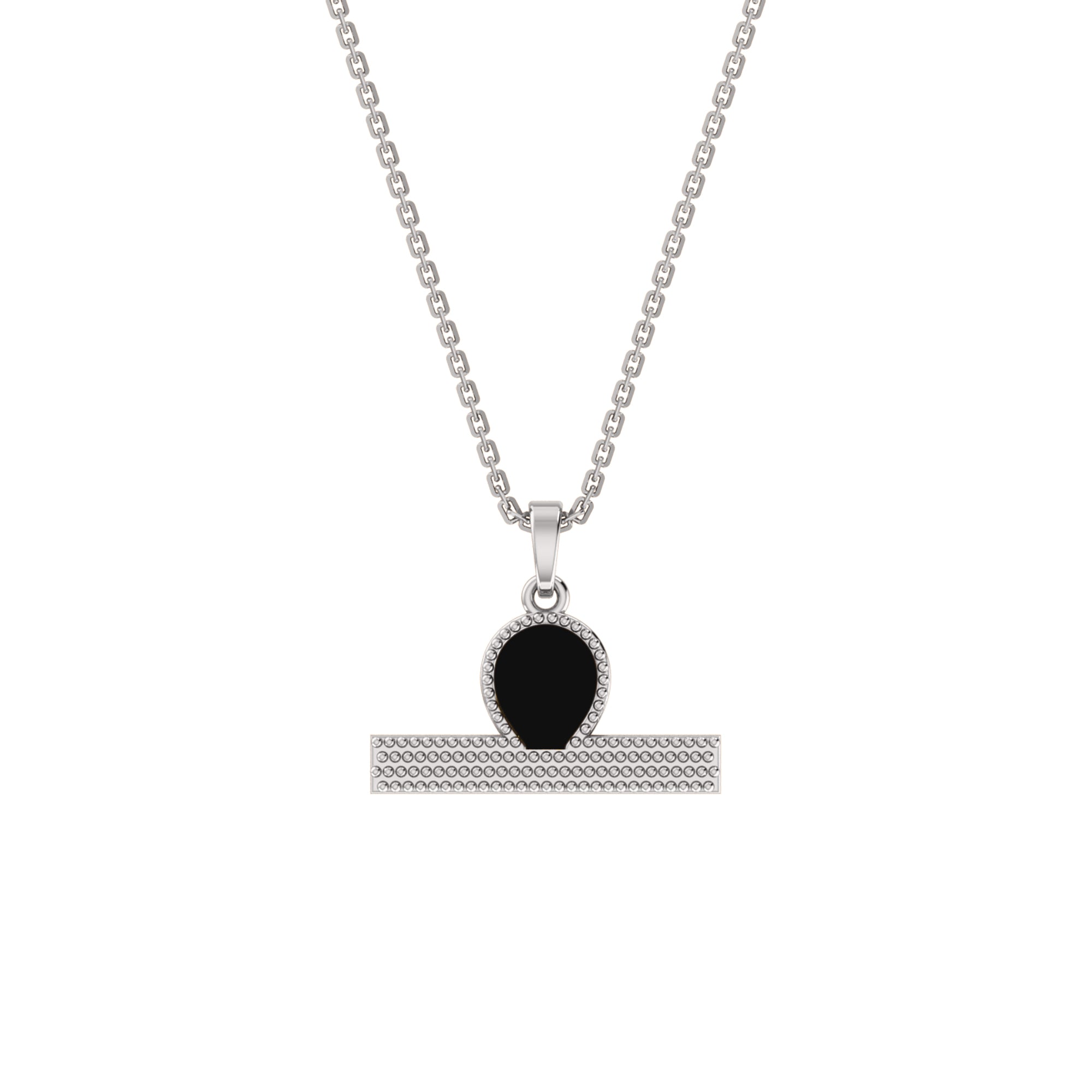 RKC Enamel Pendant 925 Silver Jewelry 14K Yellow Gold Plated Product Weight 4.00gm Height 12.50mm