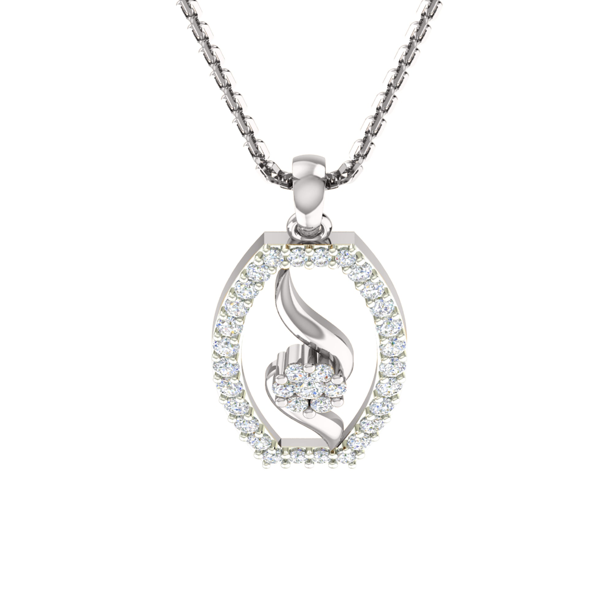 RKC 925 सिल्व्हर गोल्डन टोटल 0.89 Ct मॉइसॅनाइट पेंडंट Wt 3.50gm आणि Wt कानातले 2.00gm सेट 14K यलो गोल्ड प्लेटेड