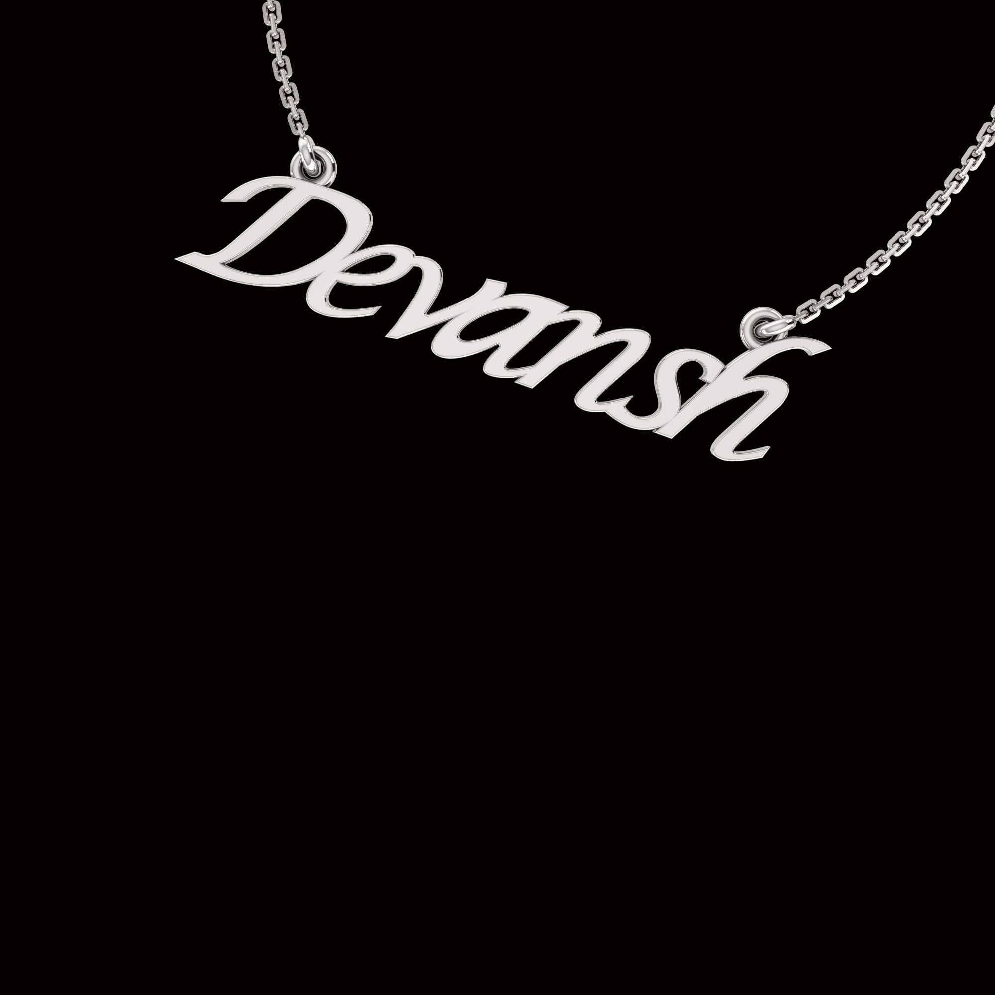 RKC Lettre Nom Pendentif Collier 925 Bijoux en Argent Plaqué Or Jaune 14K Poids du produit 4,10 GM Hauteur 11,70 MM