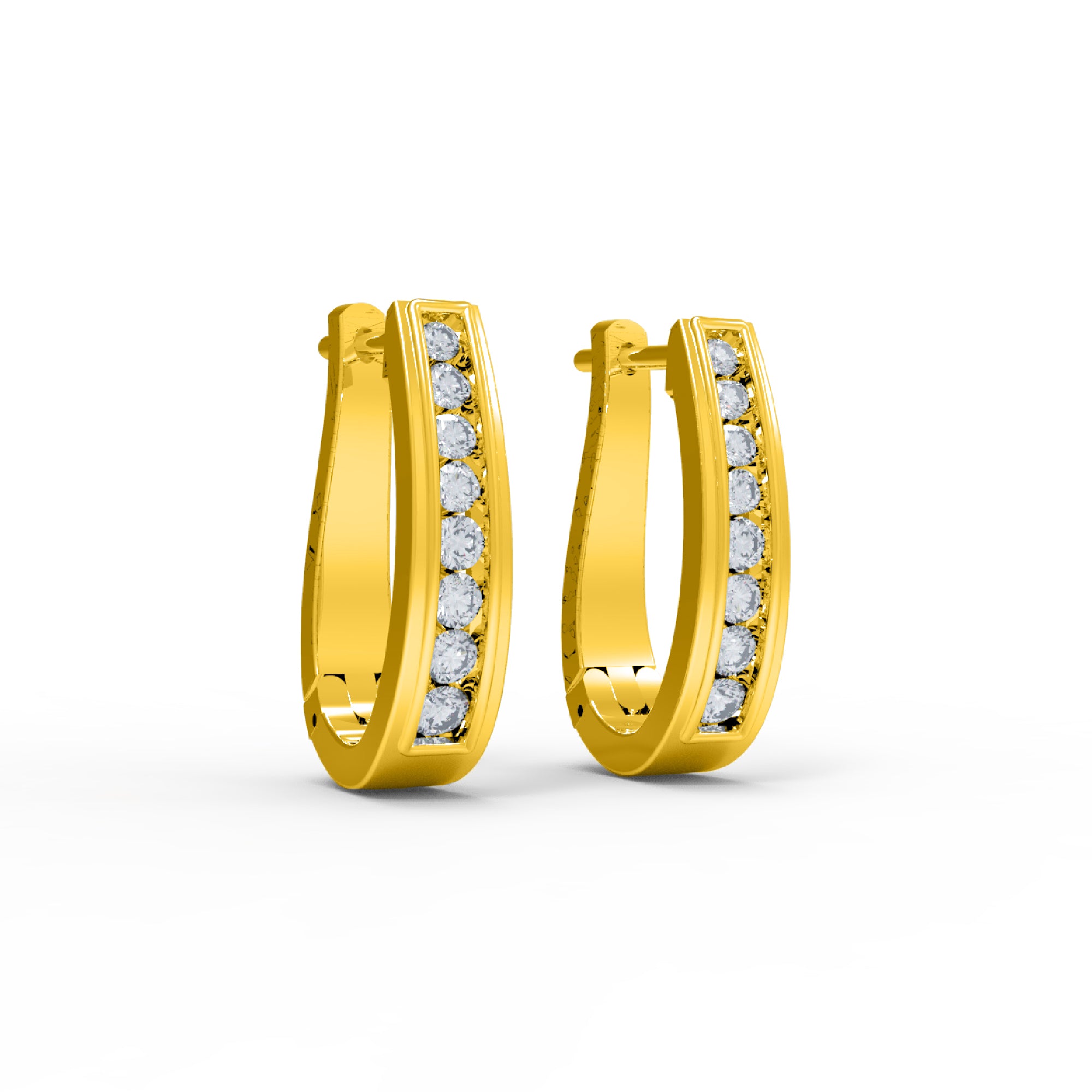 RKC 925 Sterling Silver Daily Wear Women Earring 14k Rose Over Product Wt 5.80 GM Height 20.00 MM