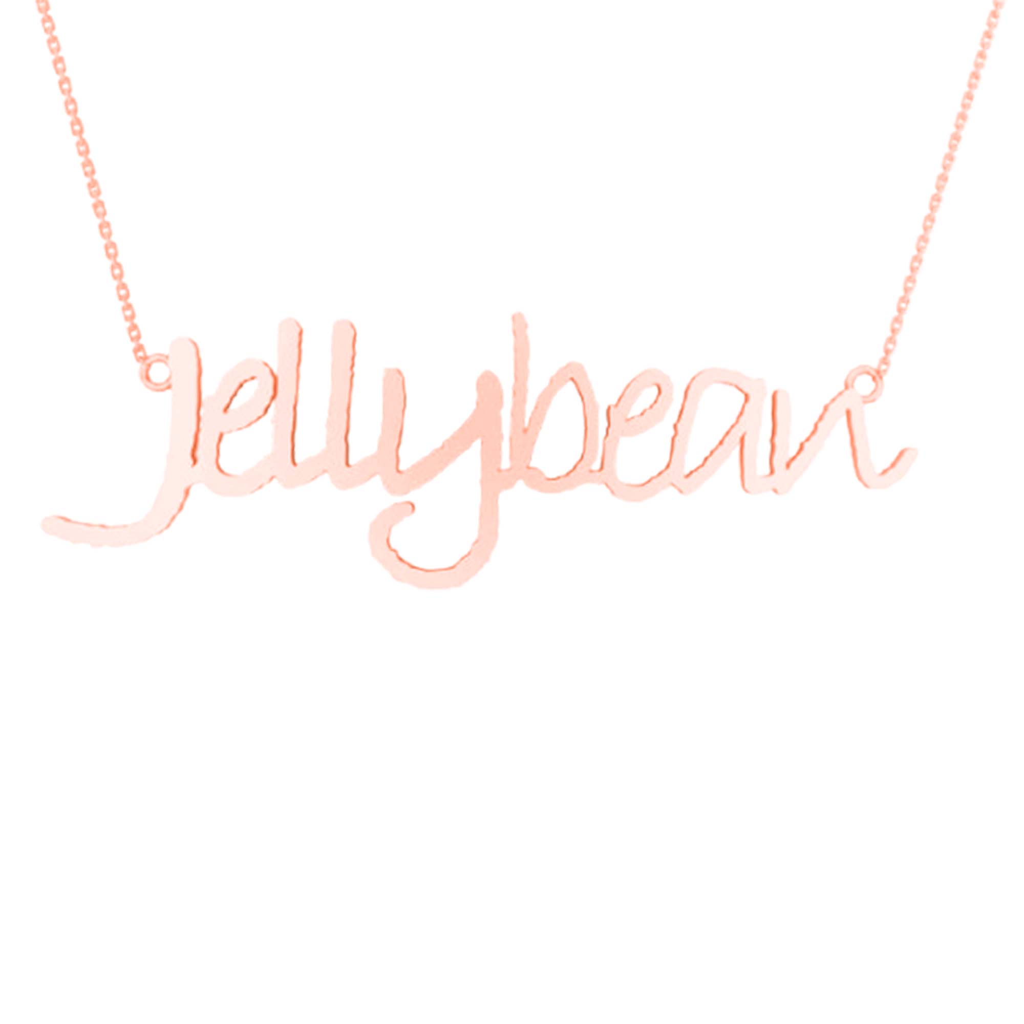 RKC Weight 5.5 gm Initial Name Pendant Necklace 14k Yellow Gold Plated 925 Silver