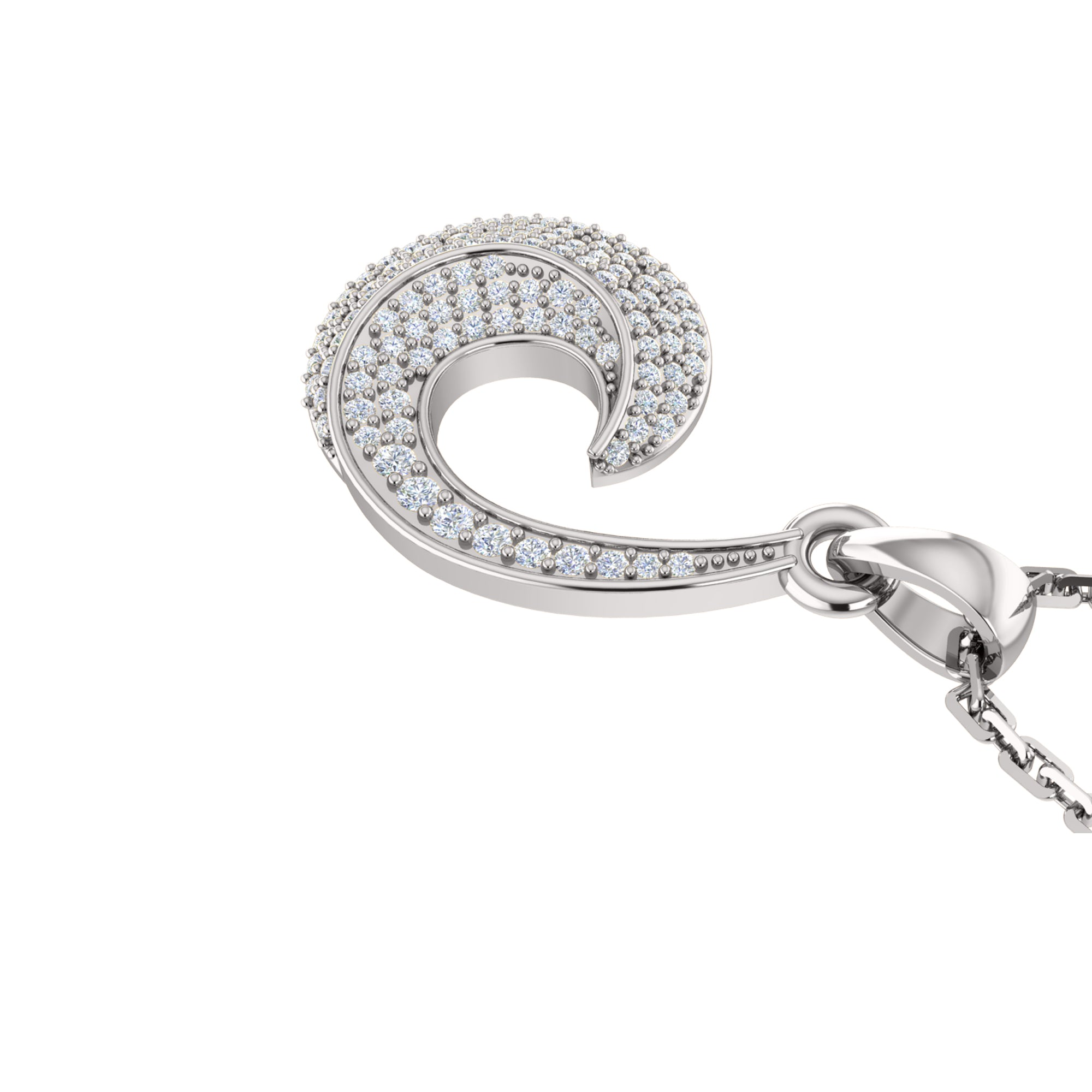 RKC 0.29Ct Moissanite Pendant 925 Silver Jewelry 14K Yellow Gold Plated Wt 4.50gm Height 17mm