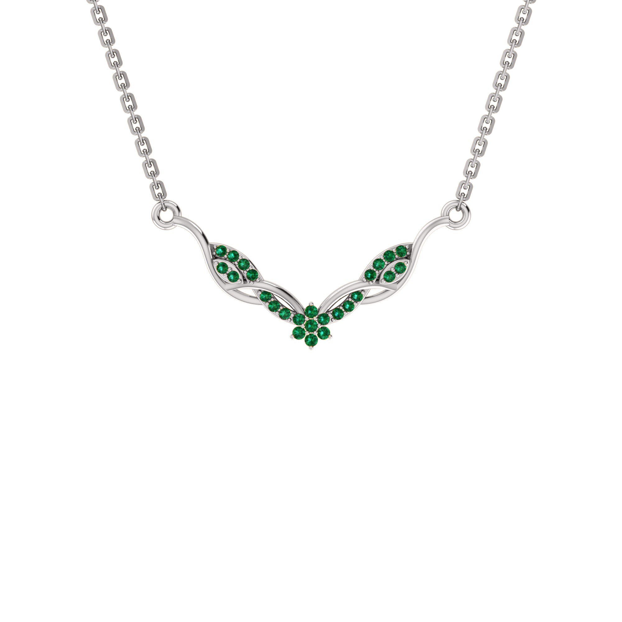 RKC 2.4 CT Charming Moissanite Necklace 925 Silver 14k Yellow gold Plated Product Weight 4.50 GM Height 16.50 MM