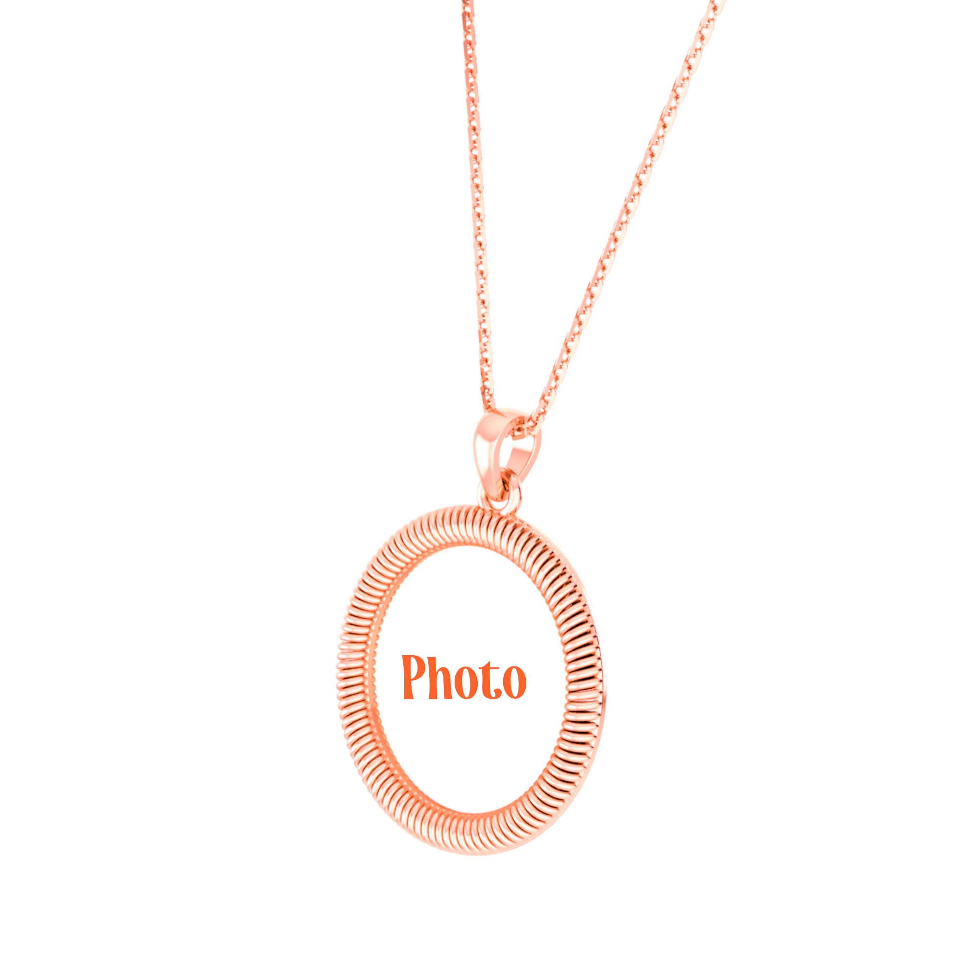 RKC 14k Yellow Gold Plated Photo Memory Pendants Weight -6gm Height- 25mm