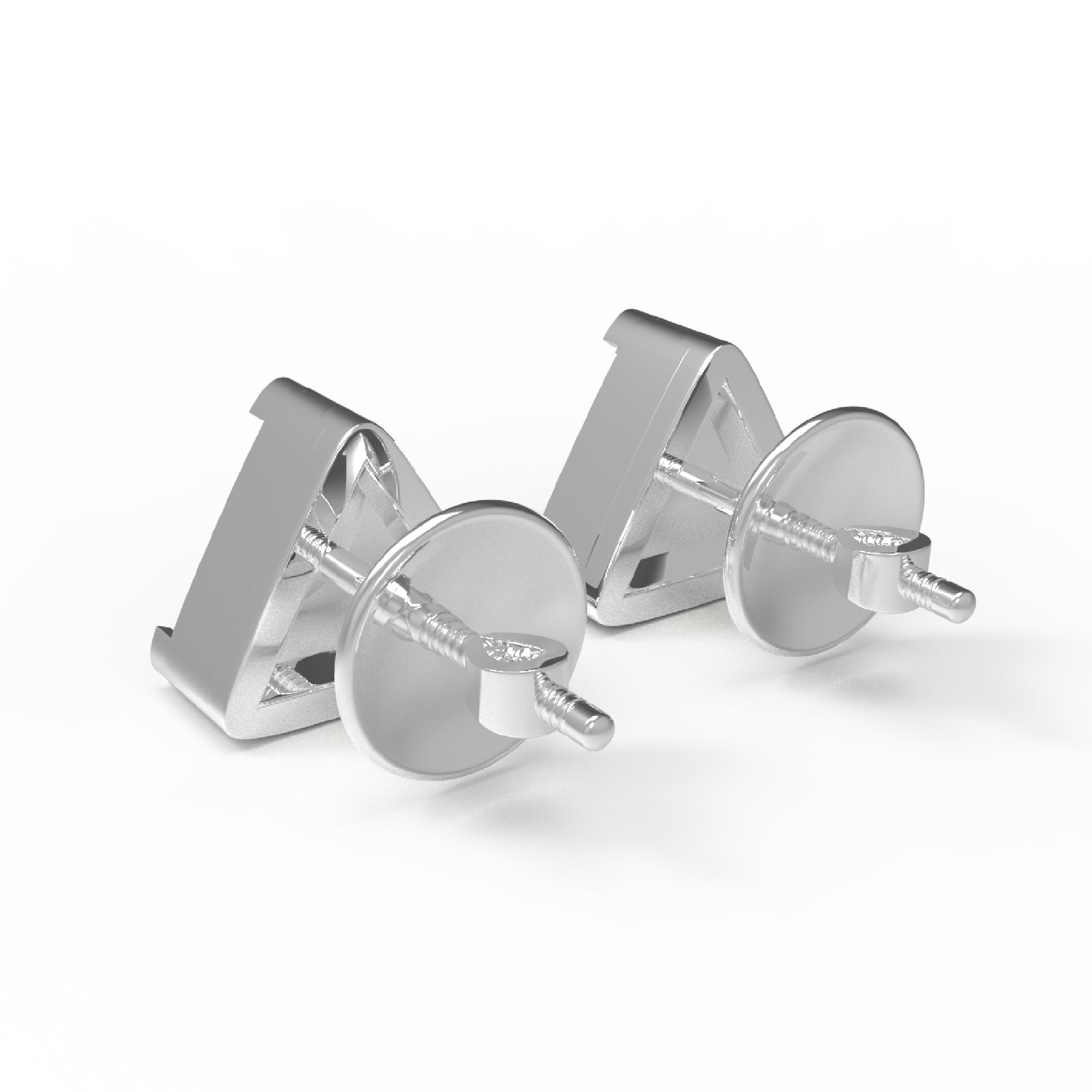 حلق نسائي صغير من الفضة الإسترليني RKC عيار 925 عيار 14 أصفر أكثر من 2.30 جرام ارتفاع 6.20 ملم