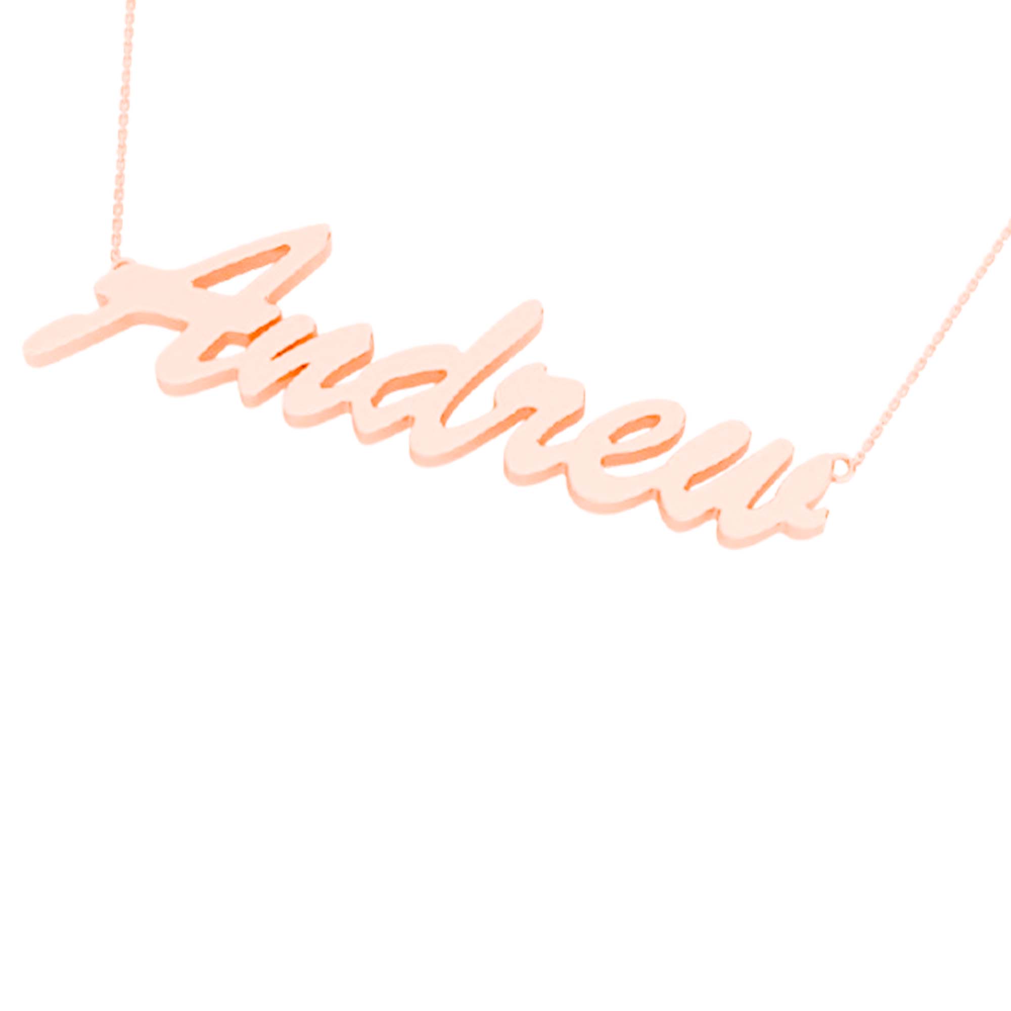 RKC 14k Yellow Gold Plated Customize Initial Pendant Necklace Birthday Gift For Girls Weight 4.5 gm