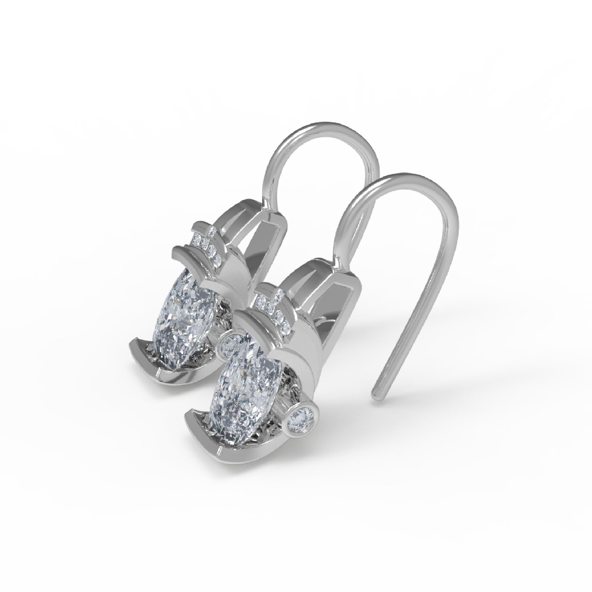 RKC 925 স্টার্লিং সিলভার হুপ মহিলাদের কানের দুল 14k হলুদ ওভার পণ্য Wt 4.20 GM উচ্চতা 22.00 MM