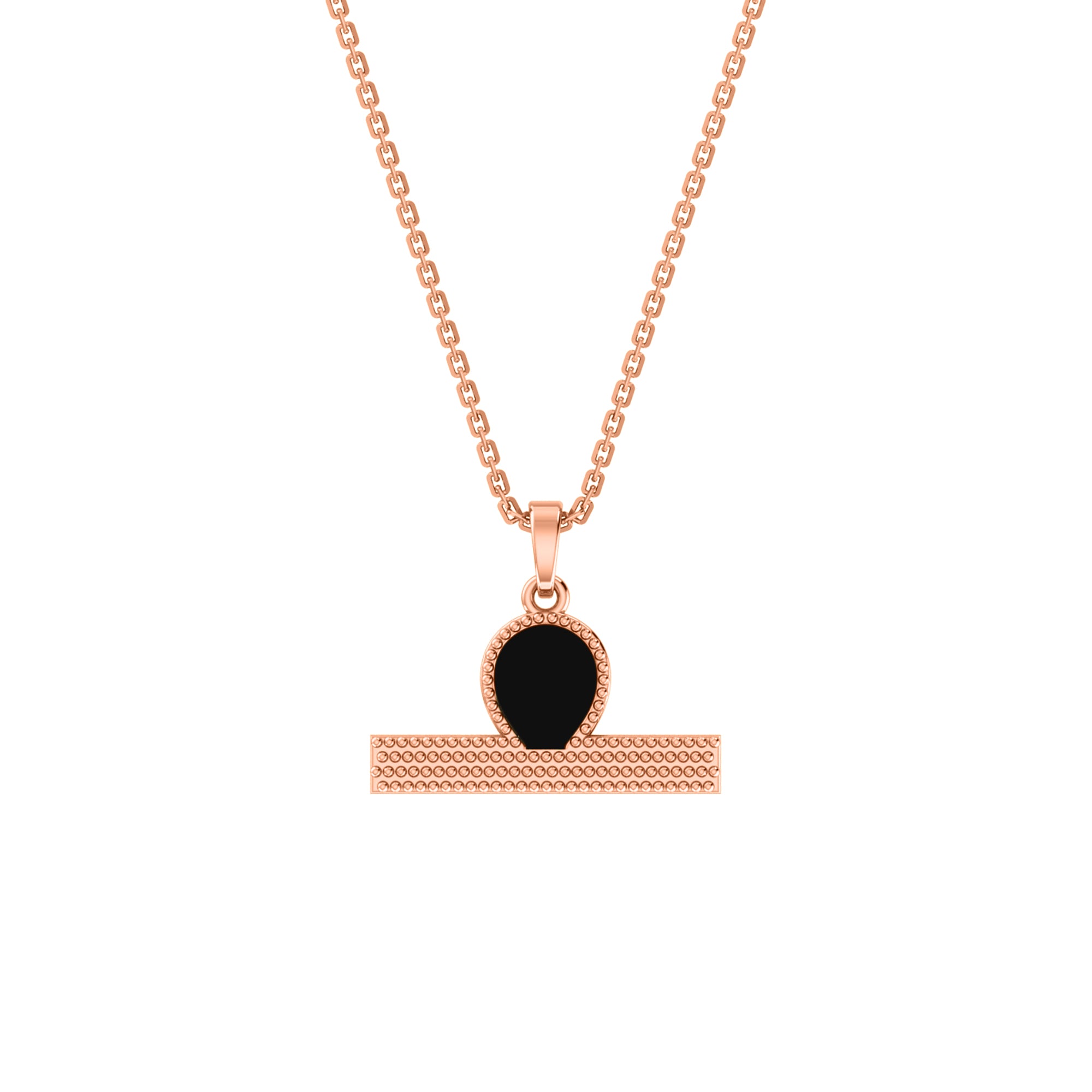 RKC Enamel Pendant 925 Silver Jewelry 14K Yellow Gold Plated Product Weight 4.00gm Height 12.50mm