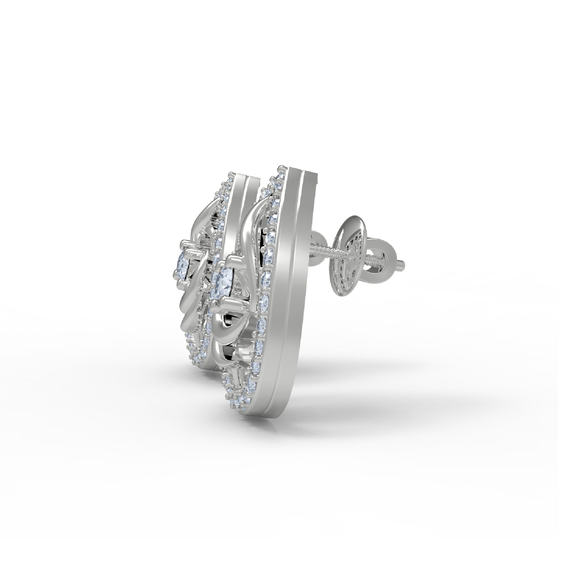 RKC 925 стерлингового срэбра Жаночыя жаночыя завушніцы грушападобнай формы 14 карат Жоўты над прадуктам Вага 2,60 GM Вышыня каменя 12,80 мм