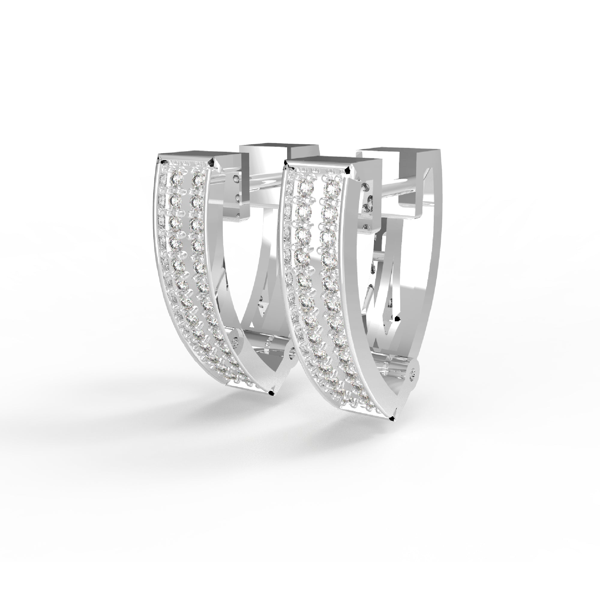 RKC 925 Sterling Silver Clip-on Hoop Women Earring 14k Yellow Over Product Weight 4.00 GM Height 15.50 MM