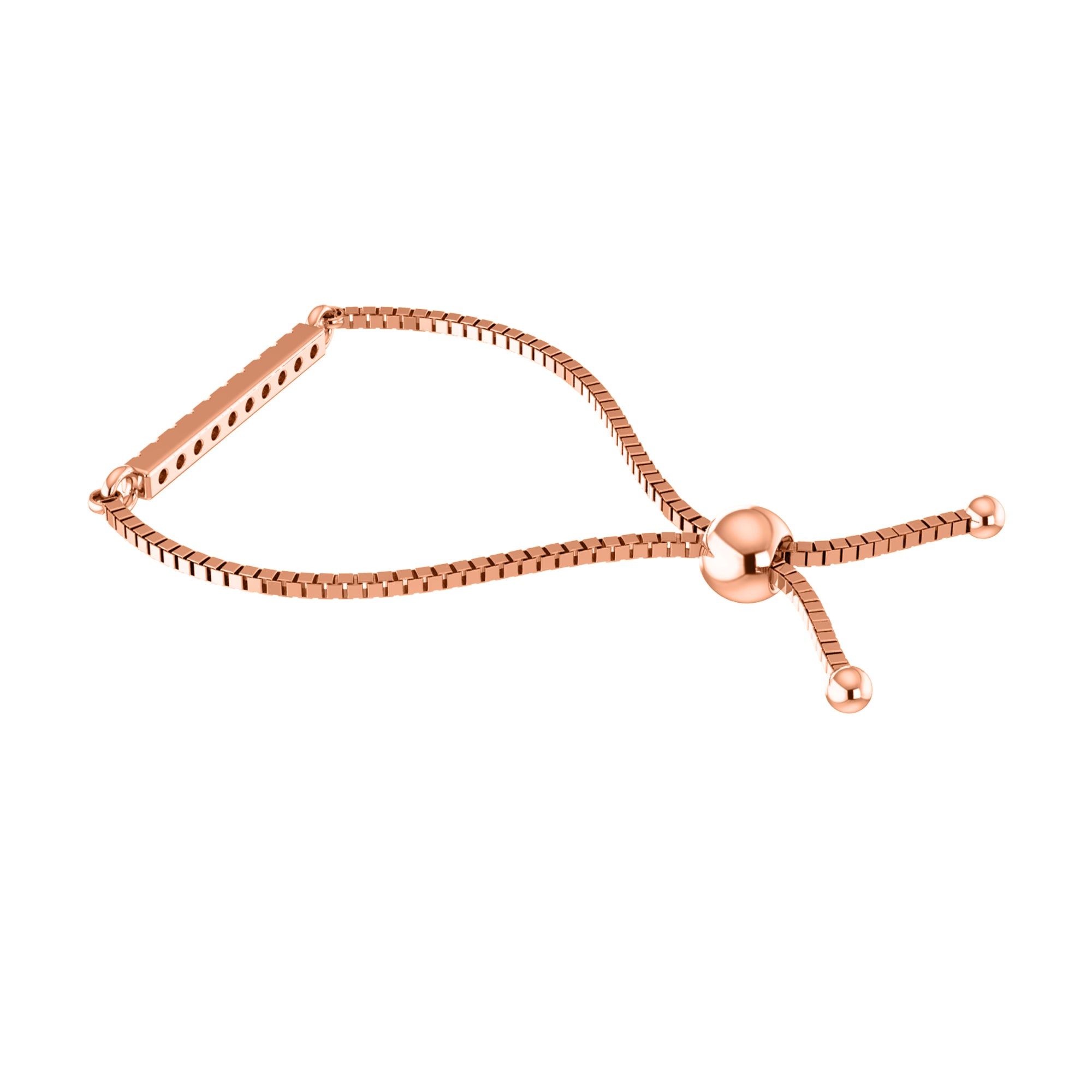 RKC 925 Sterling Silver Carat Wt 0.2 CT Multi Women's Bolo Adjustable Bracelet 14K Yellow Gold Plated Product Weight 2.80 GM