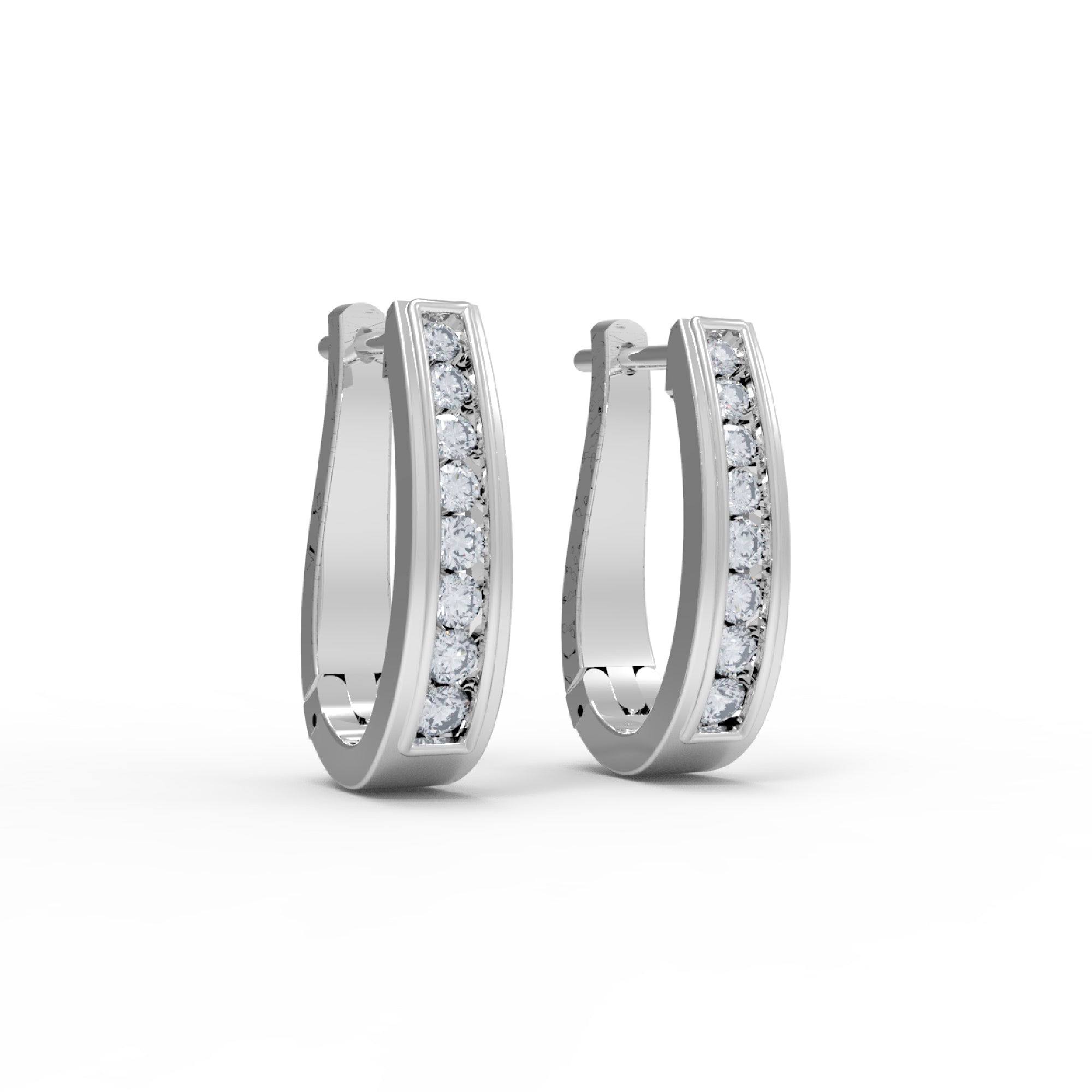 RKC 925 Sterling Silver Daily Wear Women Earring 14k Rose Over Product Wt 5.80 GM Height 20.00 MM