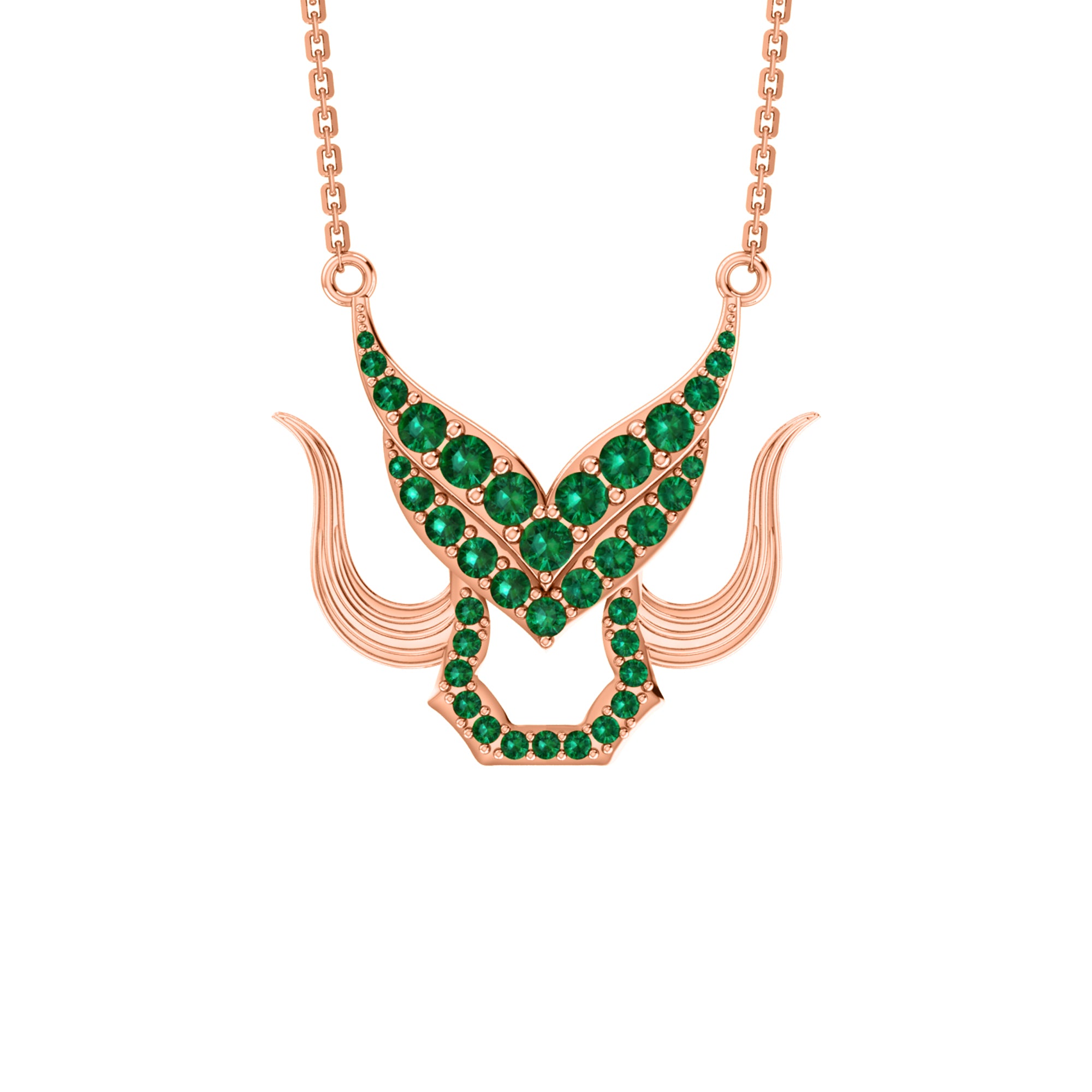 Γοητευτικό κολιέ RKC 2.73Ct Moissanite 925 Ασήμι 14 καρατίων Κίτρινο επιχρυσωμένο Βάρος προϊόντος 7.00gm Ύψος 26.00mm