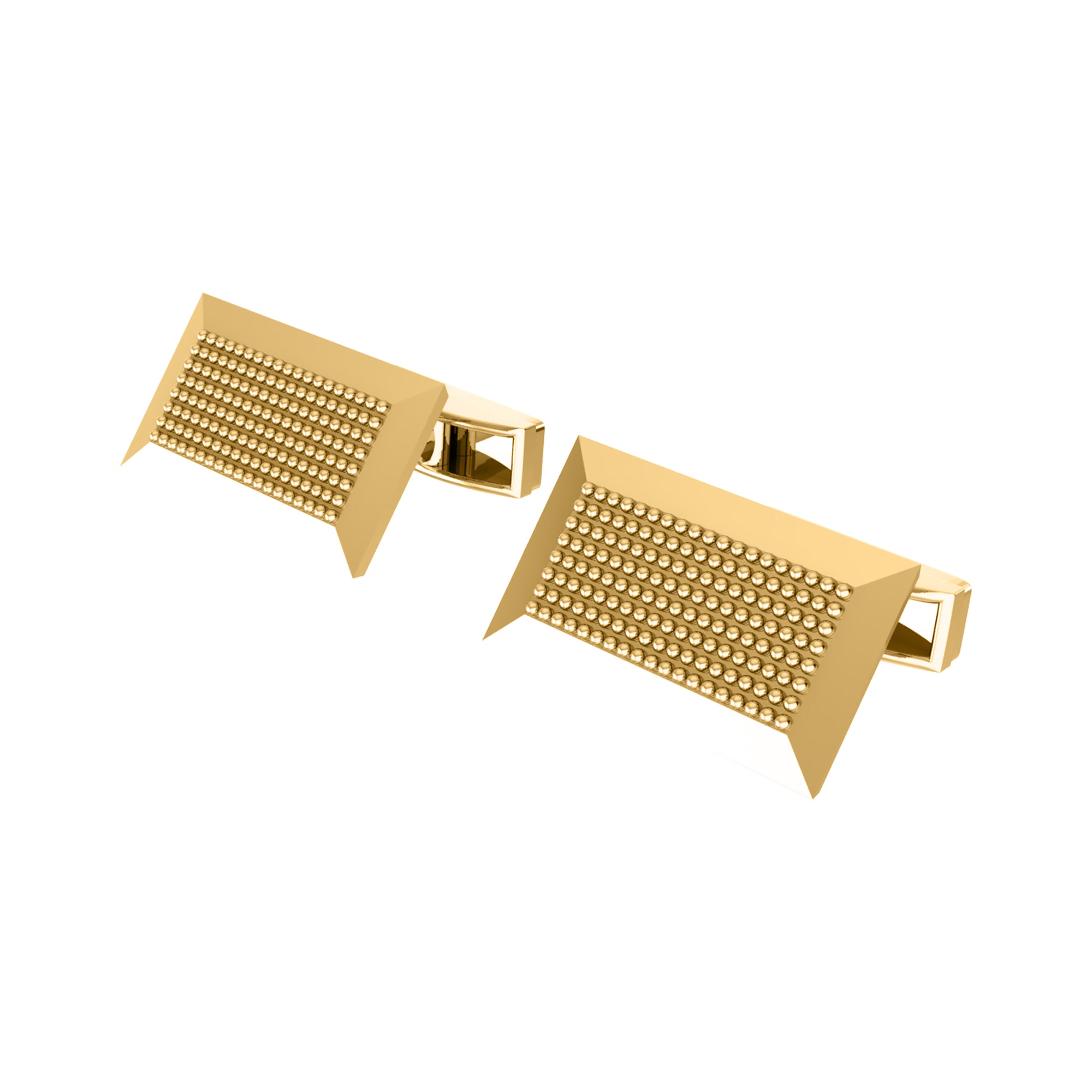 RKC 925 スターリングシルバー カフリンクス & ブローチ 14K ホワイトゴールドメッキ製品 重量 4.70 gm