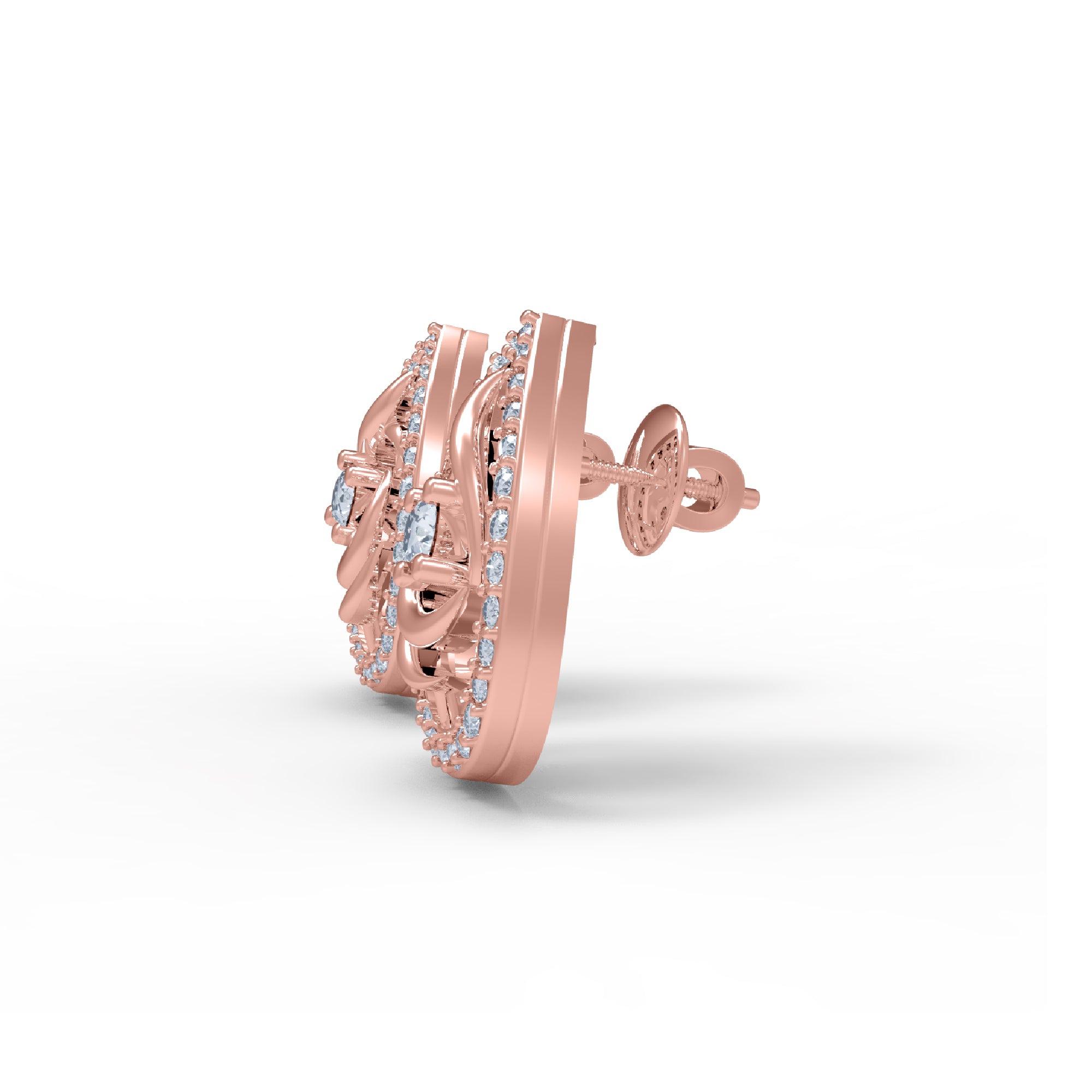 RKC 925 стерлингового срэбра Жаночыя жаночыя завушніцы грушападобнай формы 14 карат Жоўты над прадуктам Вага 2,60 GM Вышыня каменя 12,80 мм