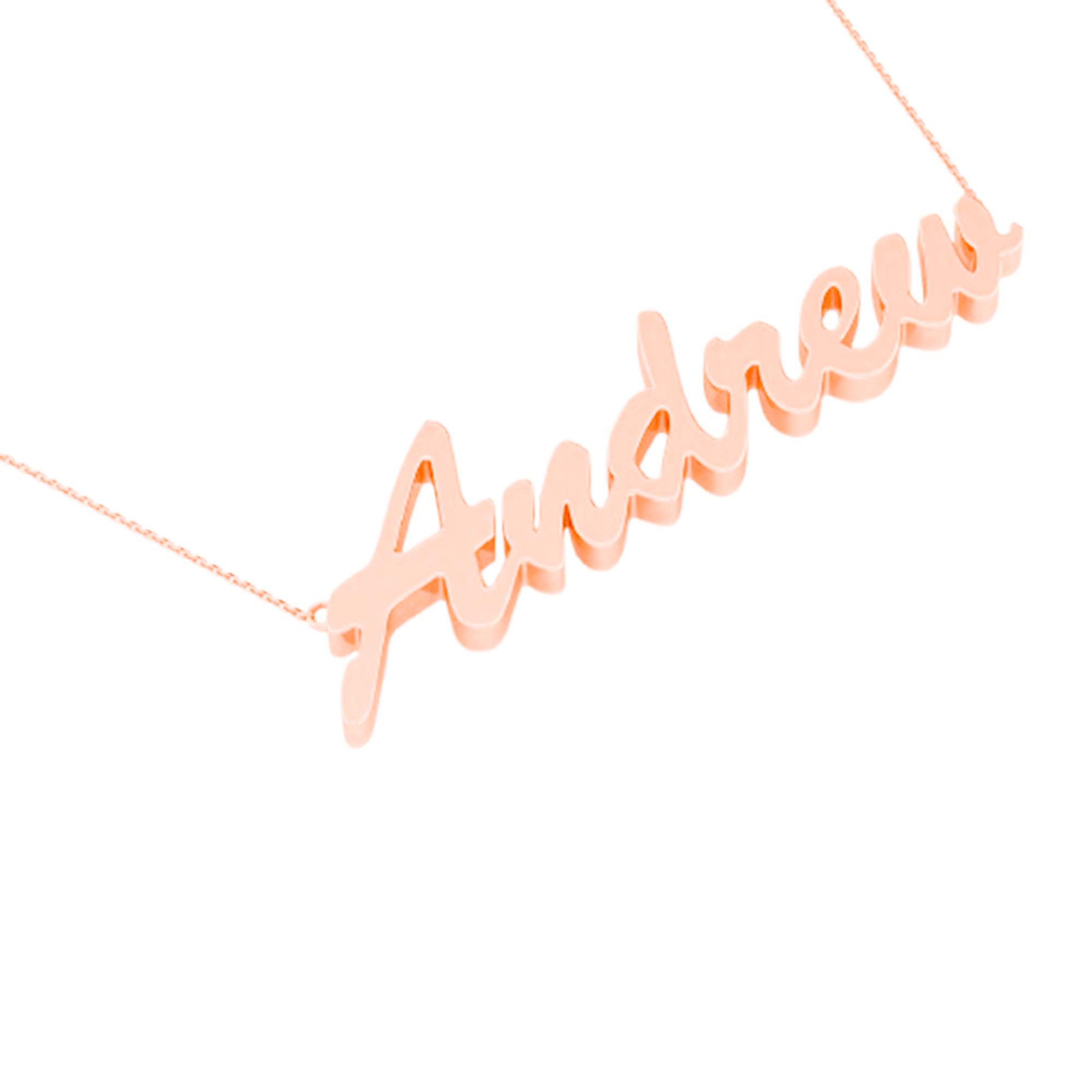 RKC 14k Yellow Gold Plated Customize Initial Pendant Necklace Birthday Gift For Girls Weight 4.5 gm