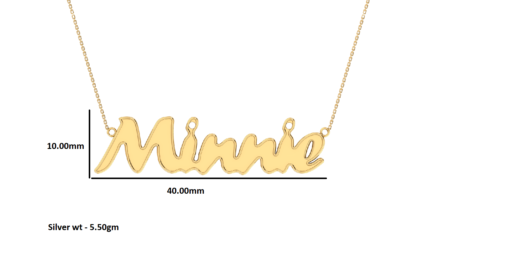 RKC Initial Personalize Name Locket Pendant 14k Yellow Gold Plated 925 Silver Weight 5.50gm
